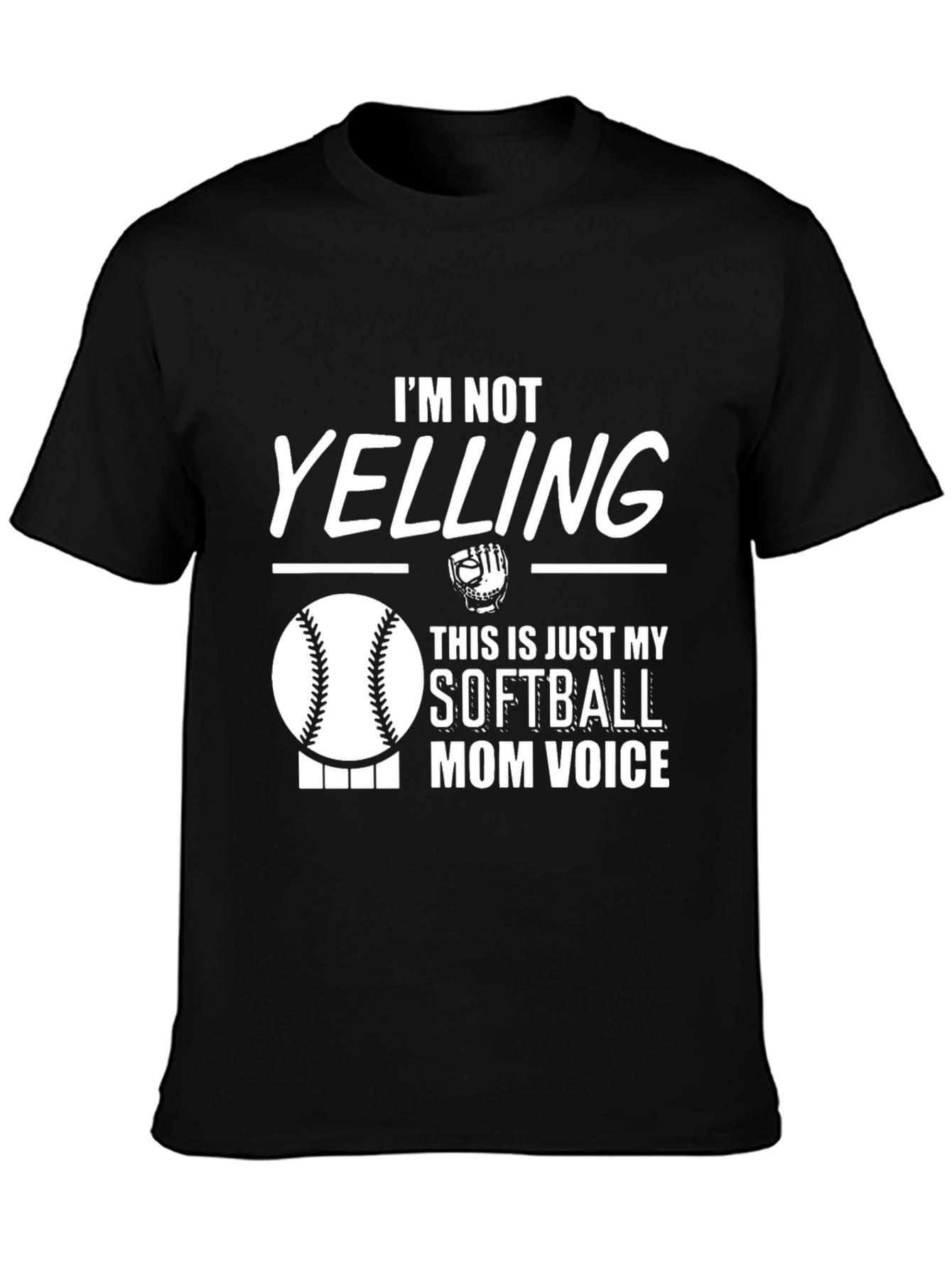 Softball Mom Voice T-Shirt