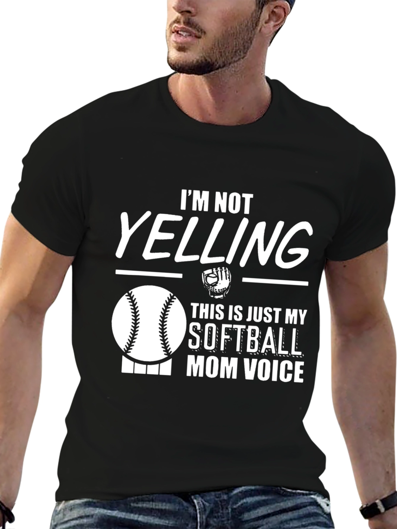 Softball Mom Voice T-Shirt