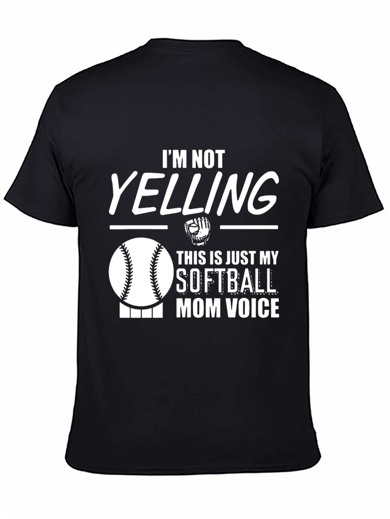Softball Mom Voice T-Shirt