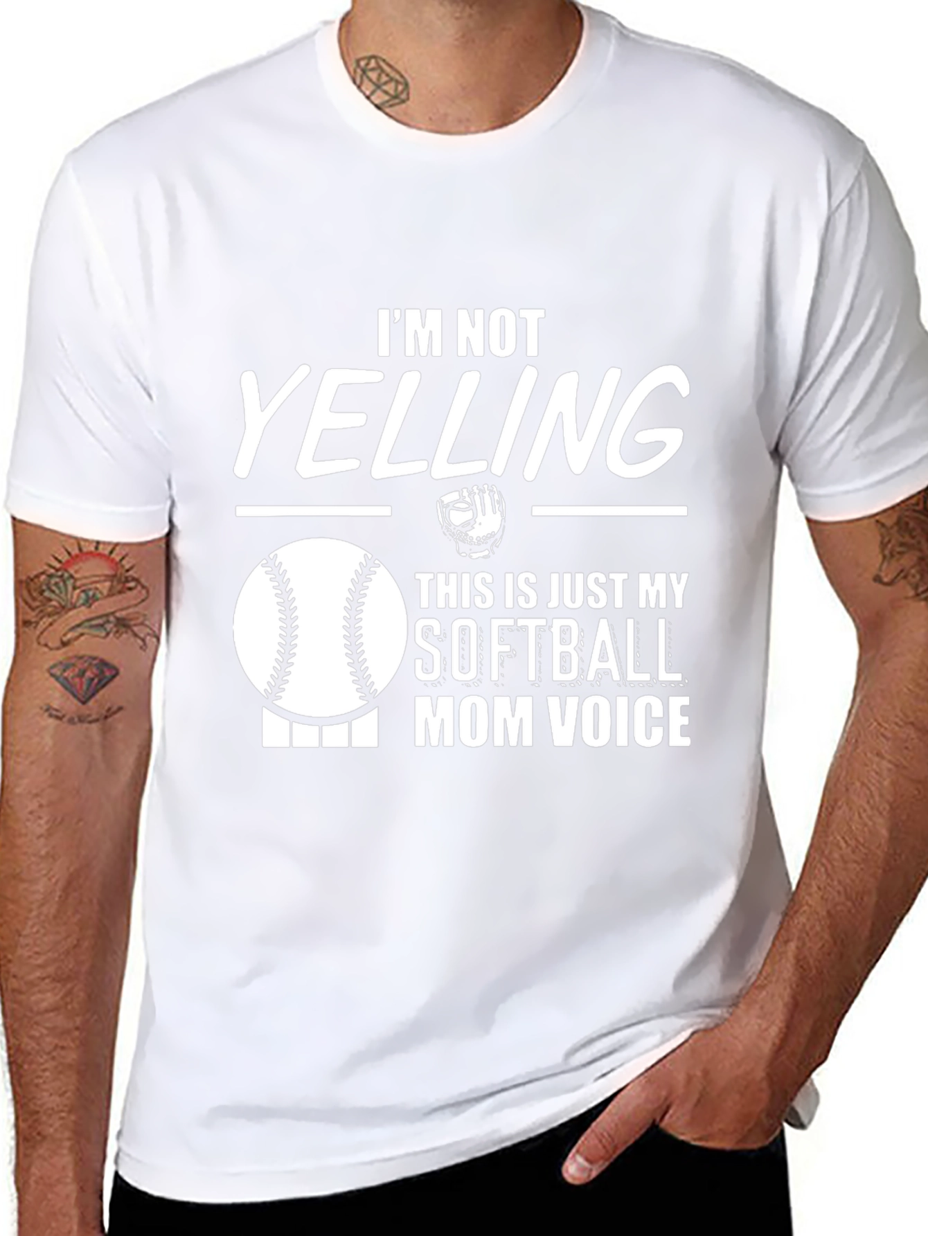 Softball Mom Voice T-Shirt