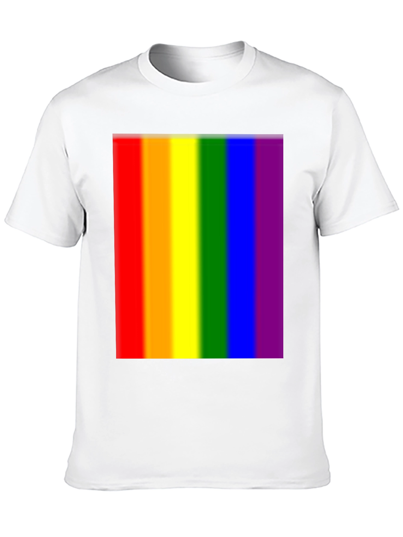 Rainbow Pride T-Shirt - Black Cotton Blend