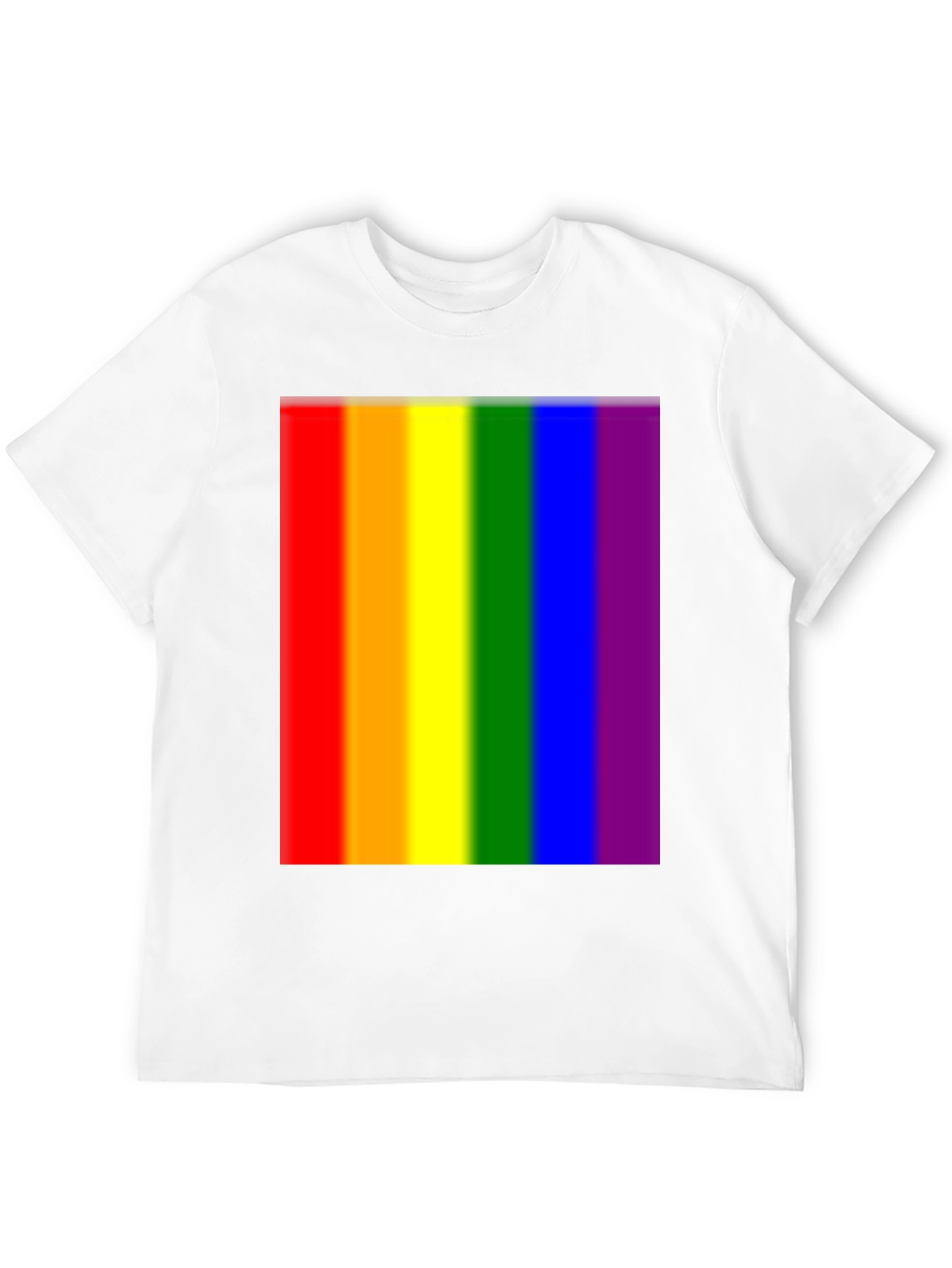 Rainbow Pride T-Shirt - Black Cotton Blend