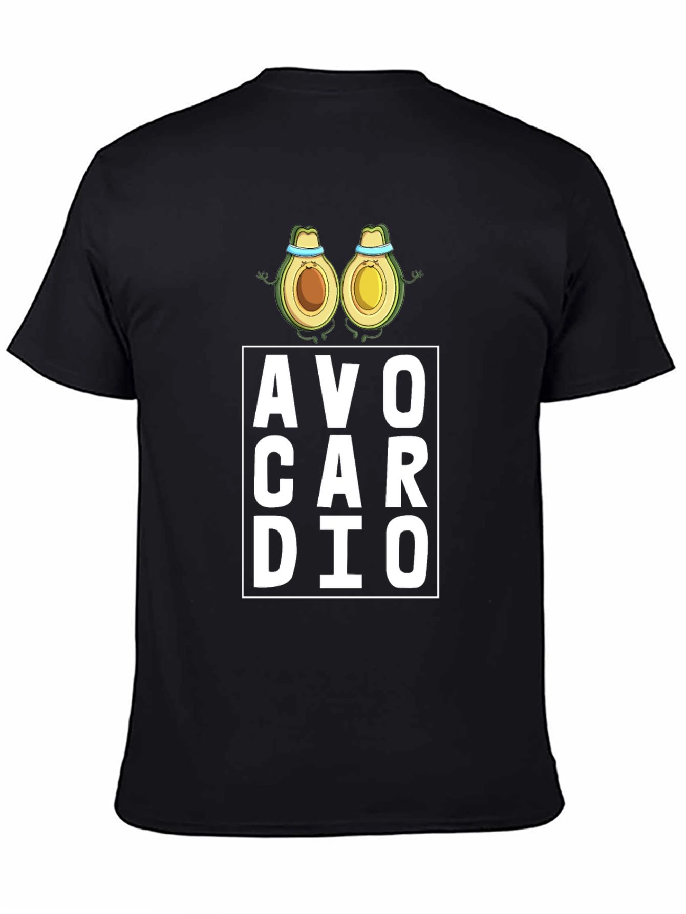 Avo Cardio Black T-Shirt - Gym Workout Tee