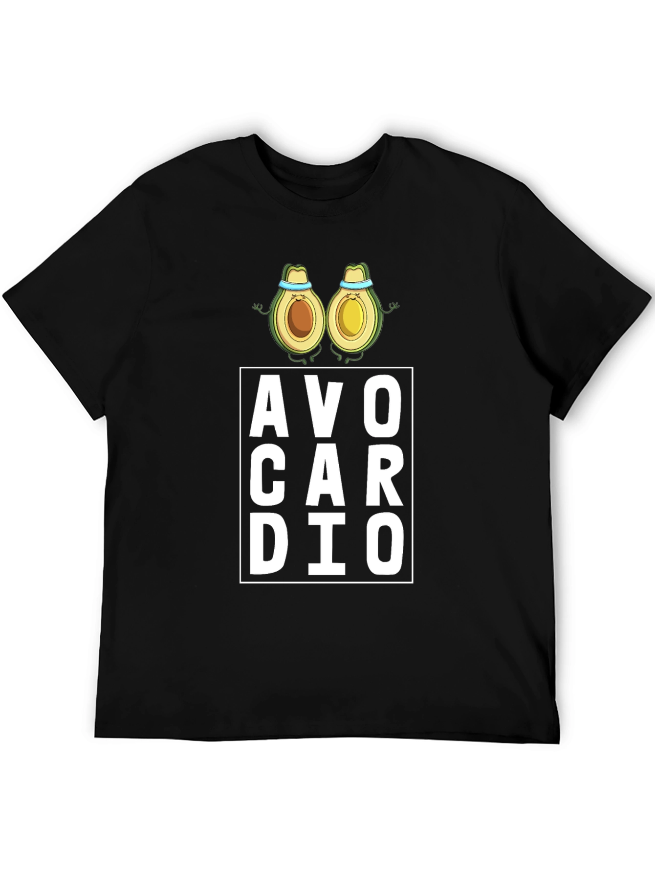 Avo Cardio Black T-Shirt - Gym Workout Tee