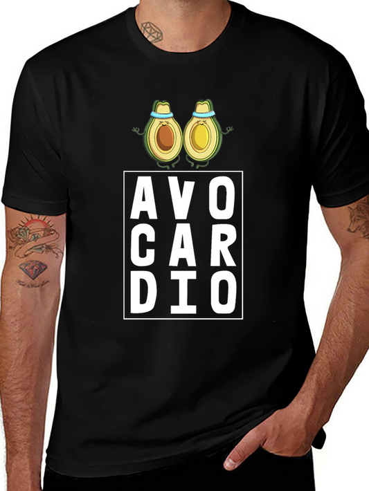 Avo Cardio Black T-Shirt - Gym Workout Tee