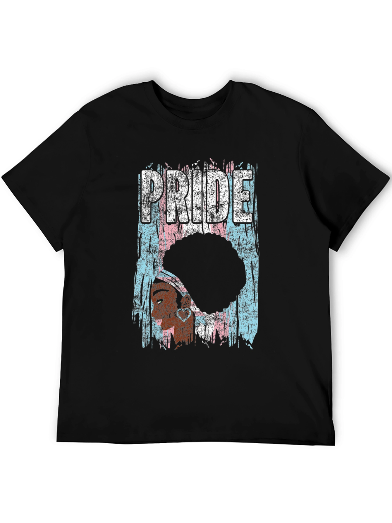 Trans Pride Black Woman T-Shirt