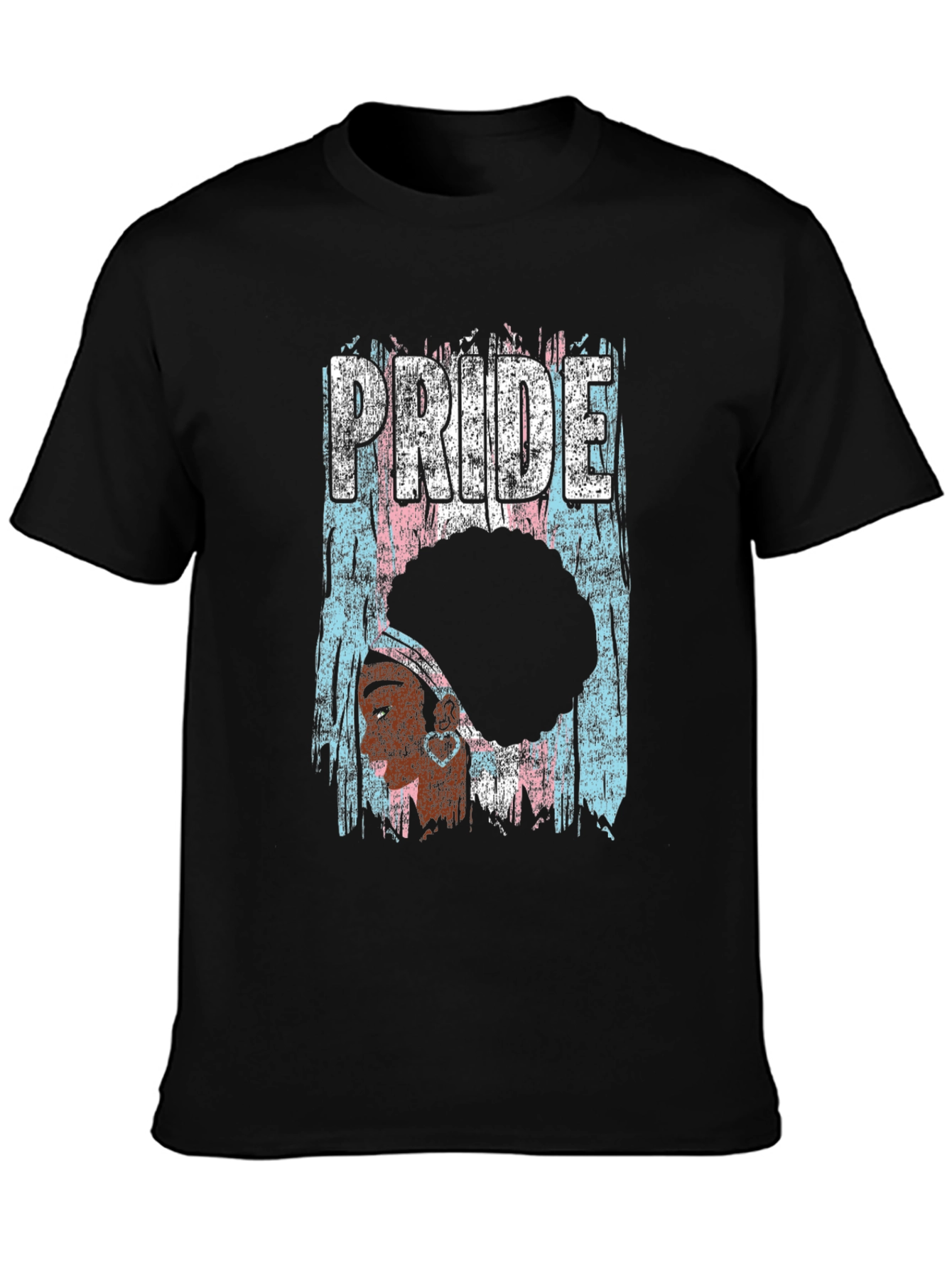 Trans Pride Black Woman T-Shirt