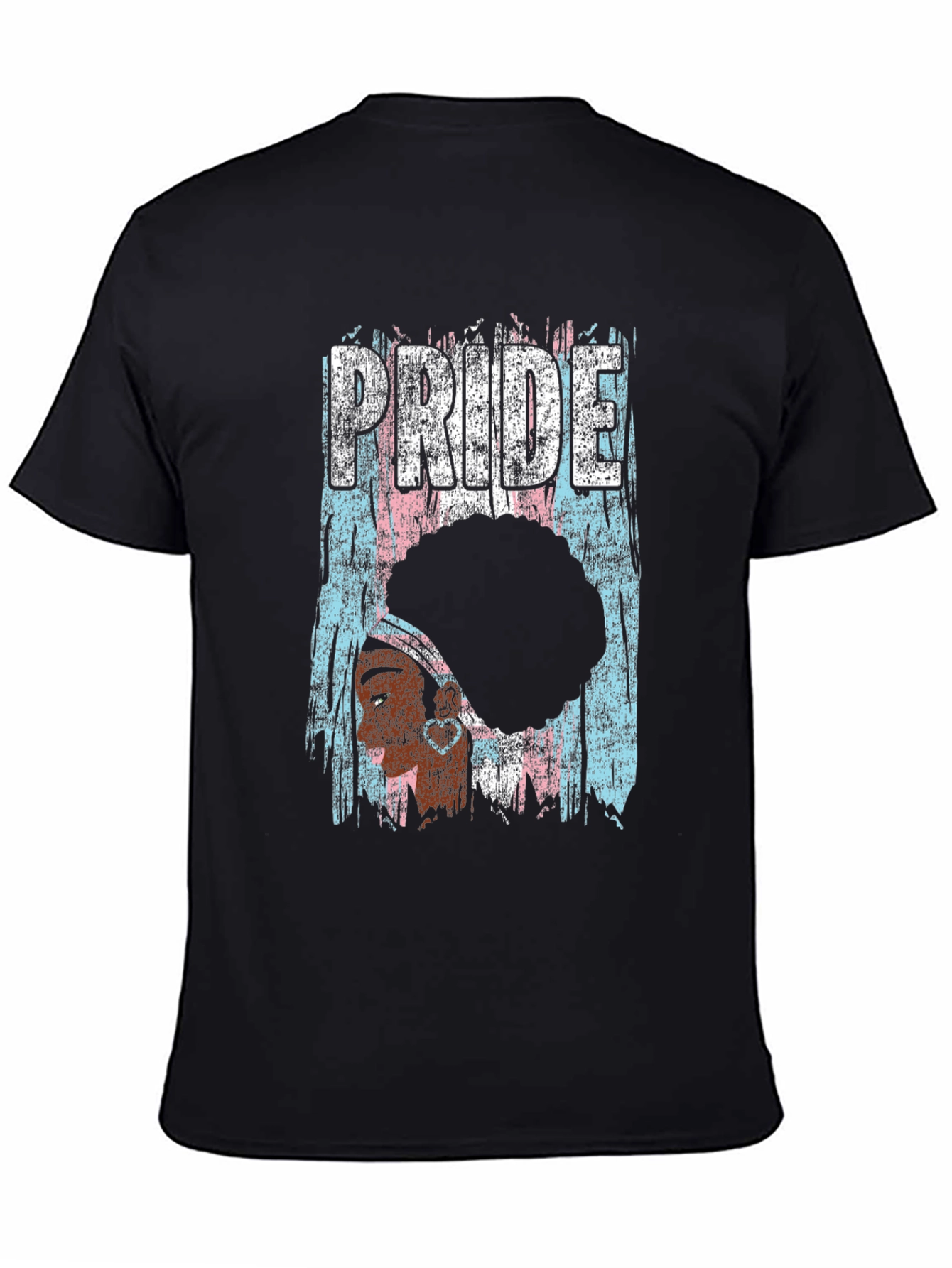 Trans Pride Black Woman T-Shirt