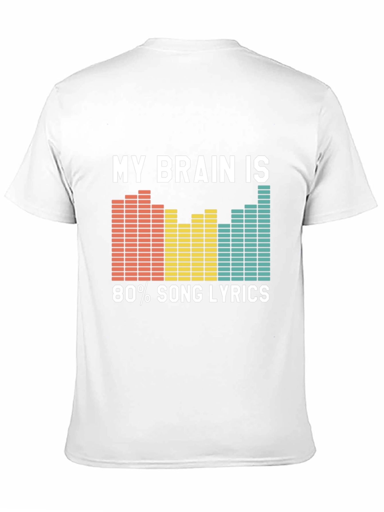 Song Lyrics Brain T-Shirt - Music Lover Tee