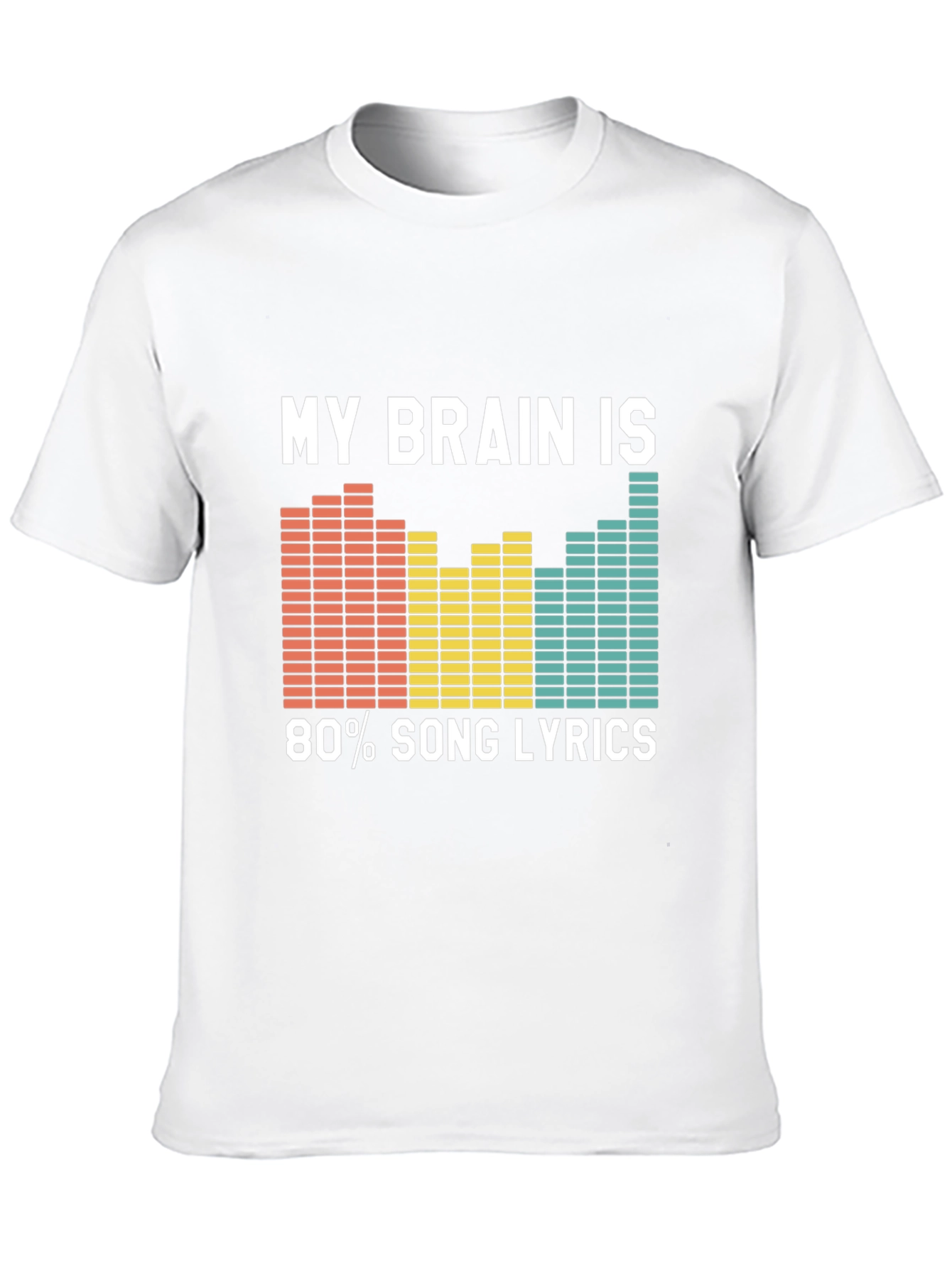 Song Lyrics Brain T-Shirt - Music Lover Tee