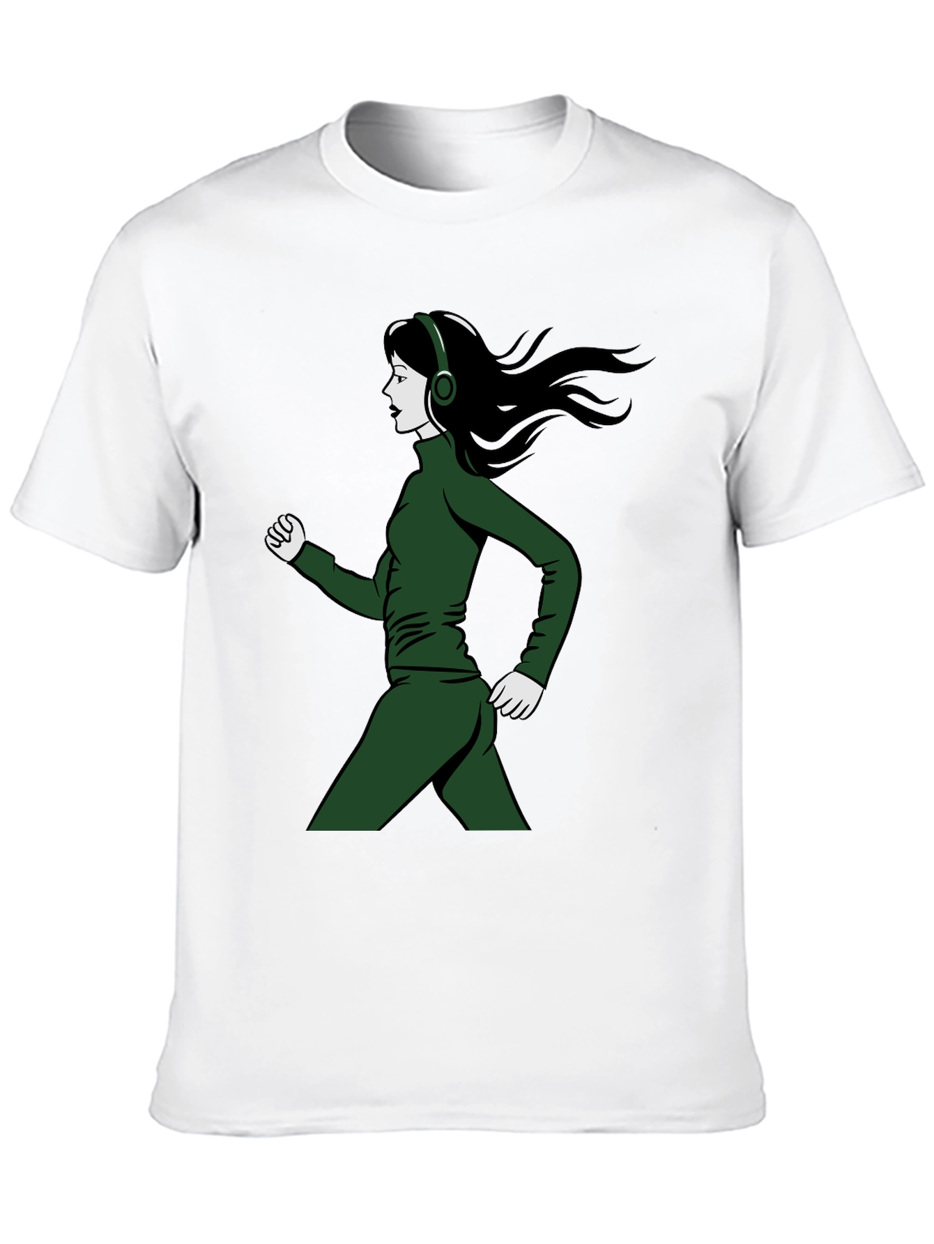 Running Woman Graphic T-Shirt