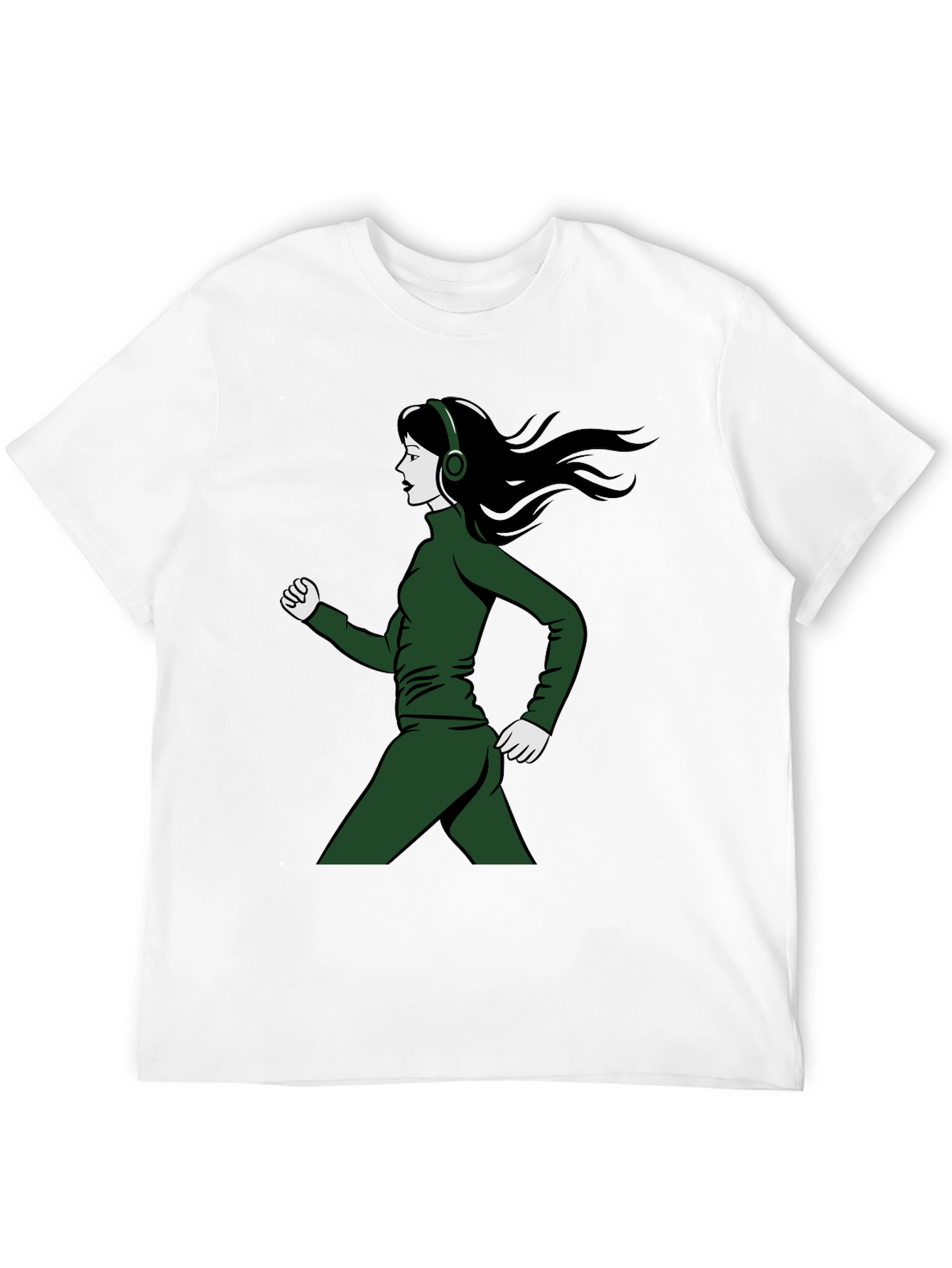 Running Woman Graphic T-Shirt