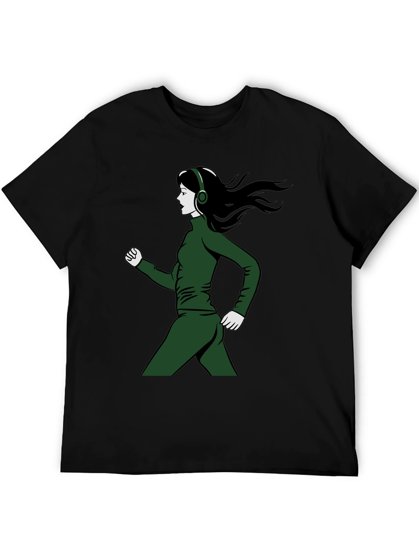 Running Woman Graphic T-Shirt