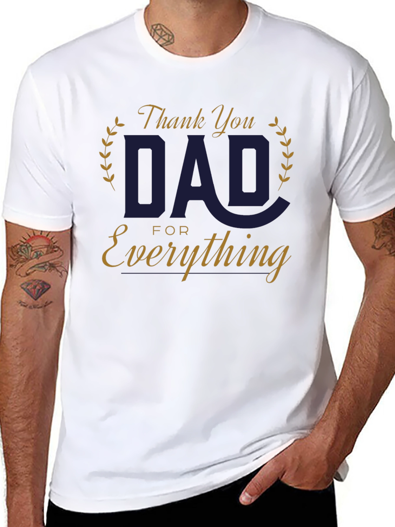 Thank You Dad T-Shirt - Perfect Fathers Day Gift