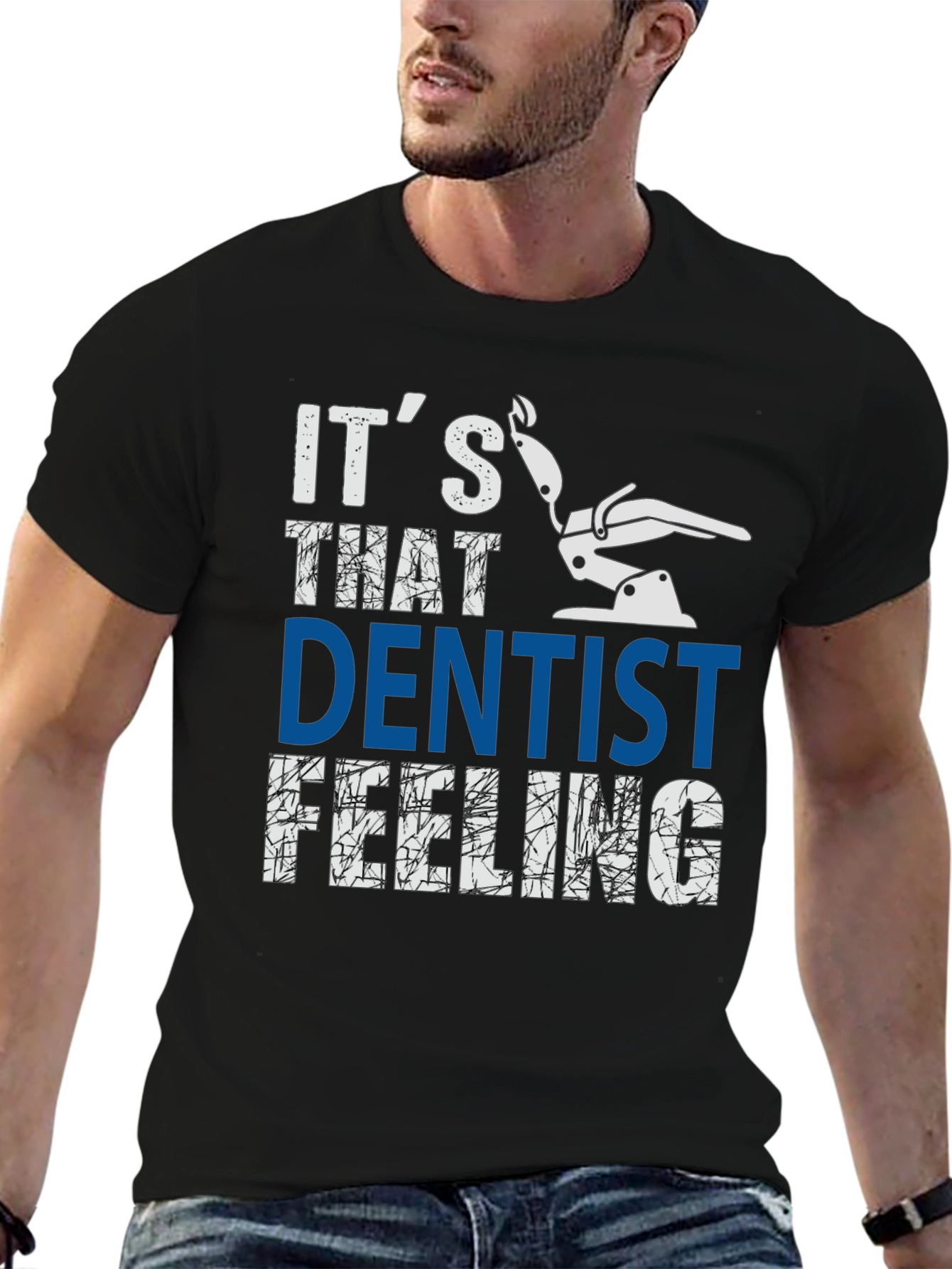 Dentist Feeling Graphic Tee - Comfortable Cotton Blend