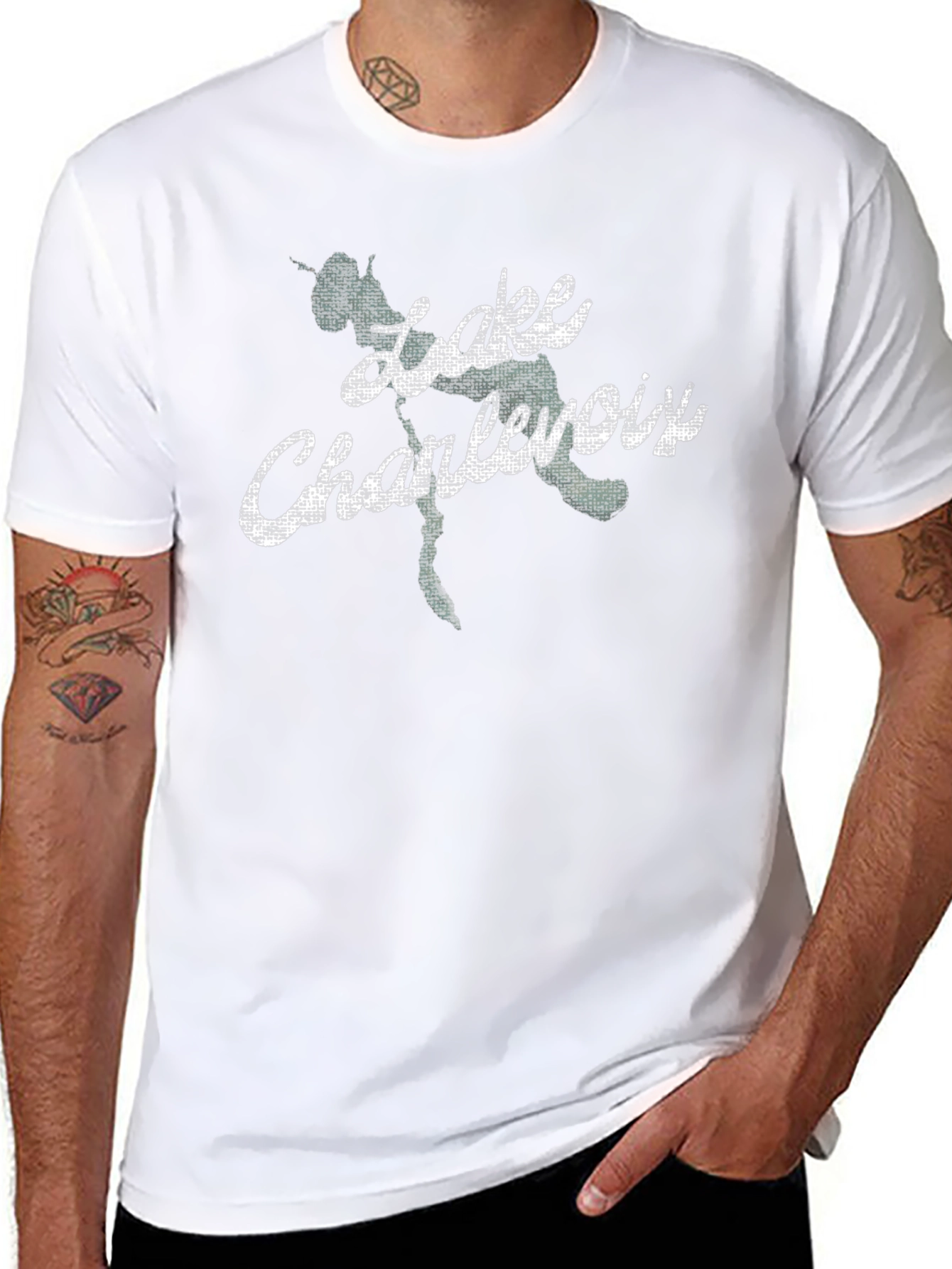 Lake Charlevoix Black T-Shirt