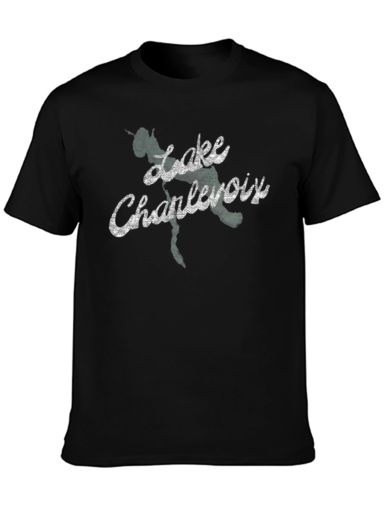 Lake Charlevoix Black T-Shirt