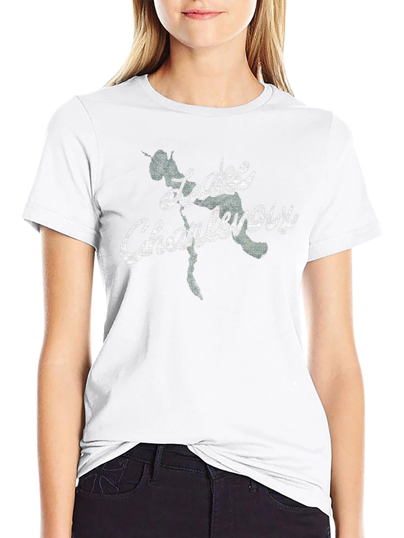 Lake Charlevoix Black T-Shirt