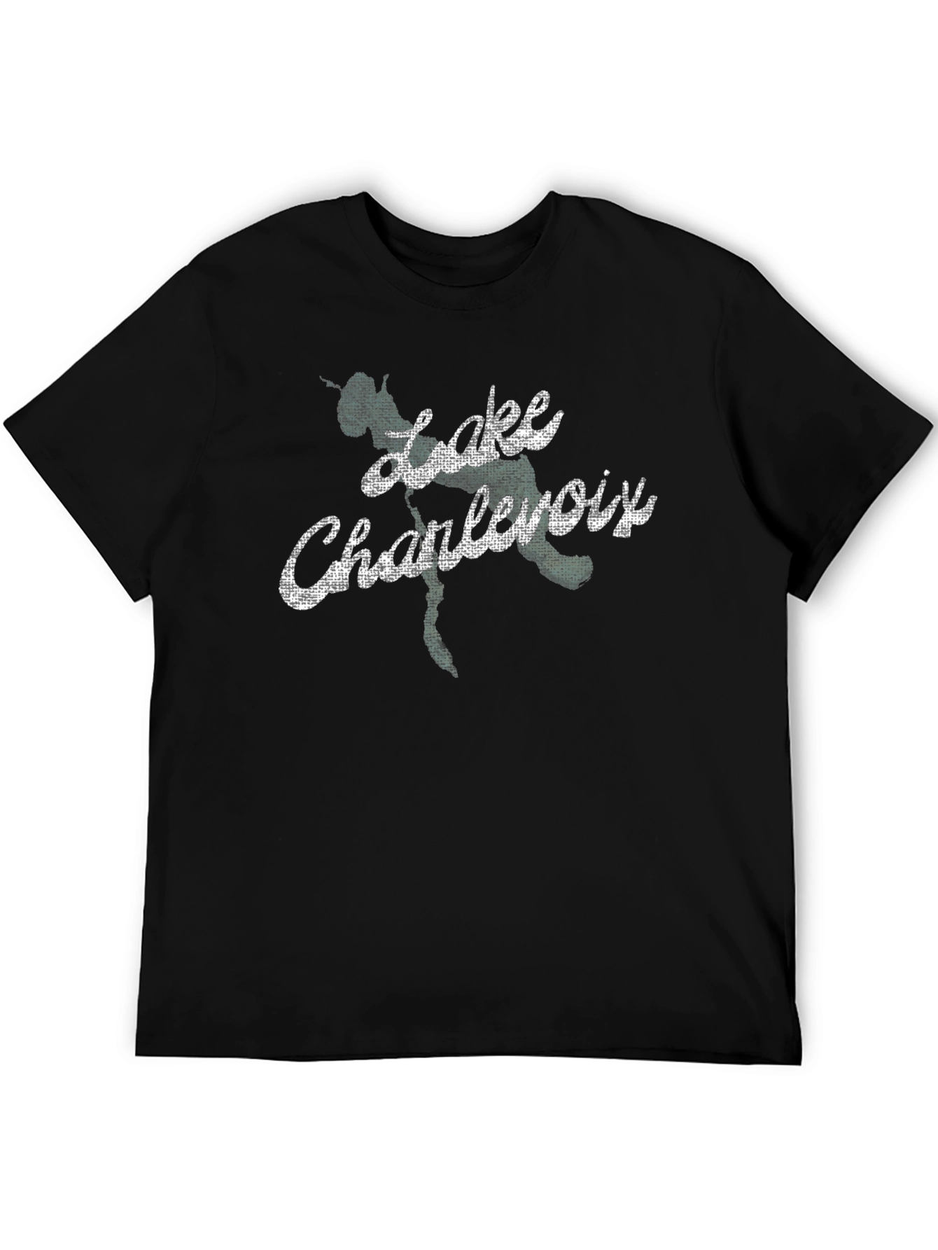 Lake Charlevoix Black T-Shirt