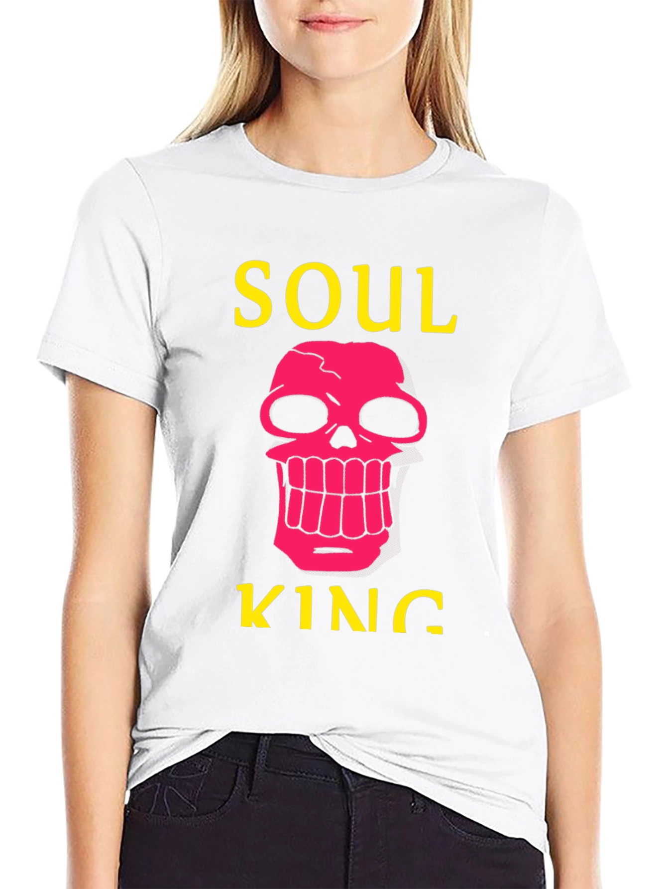 Soul King Graphic Tee - Bold Skull Design