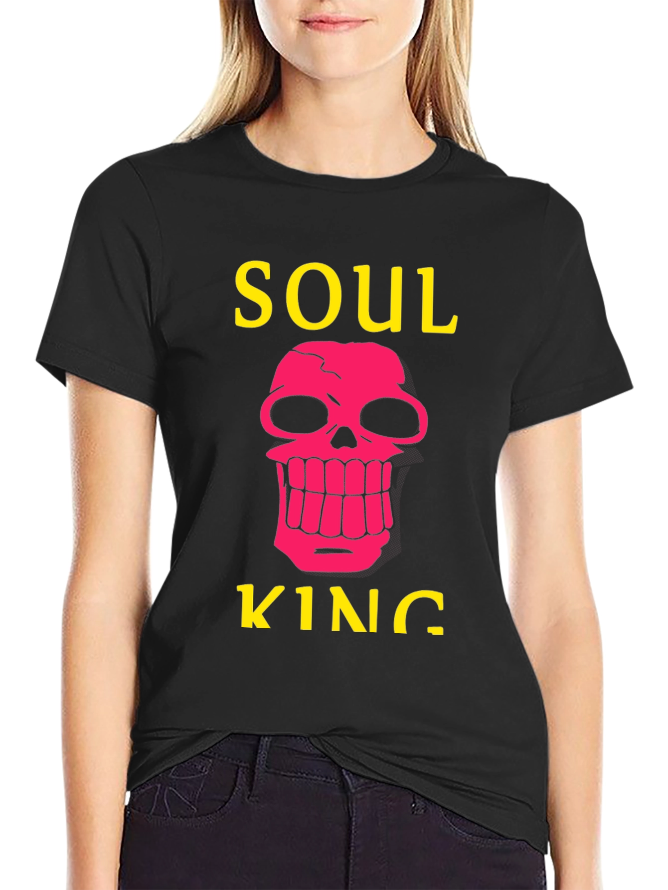 Soul King Graphic Tee - Bold Skull Design