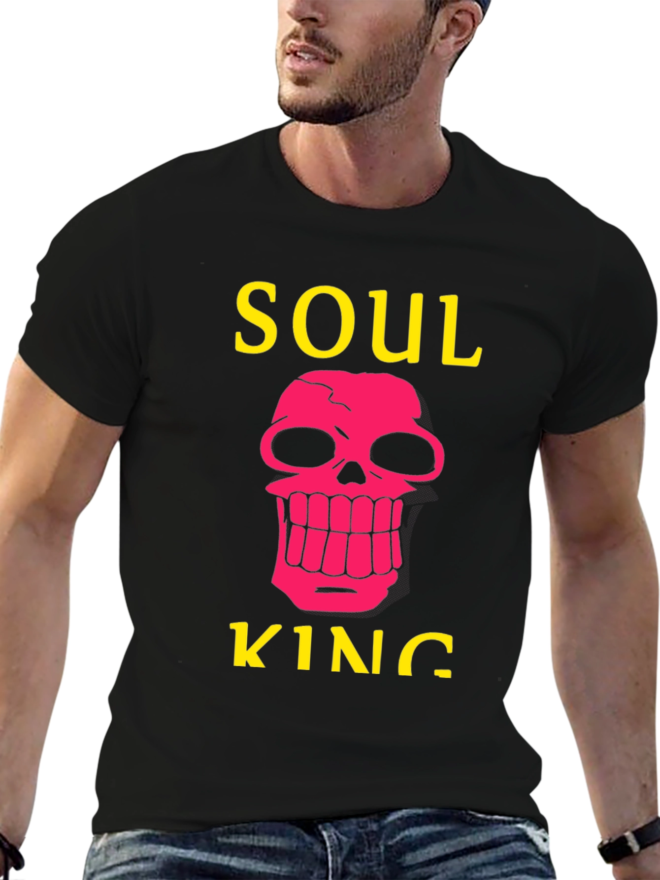 Soul King Graphic Tee - Bold Skull Design