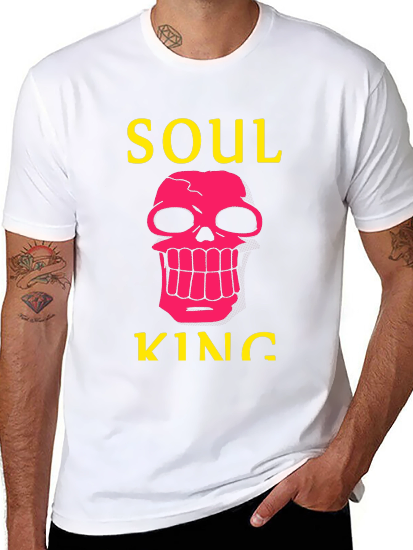 Soul King Graphic Tee - Bold Skull Design