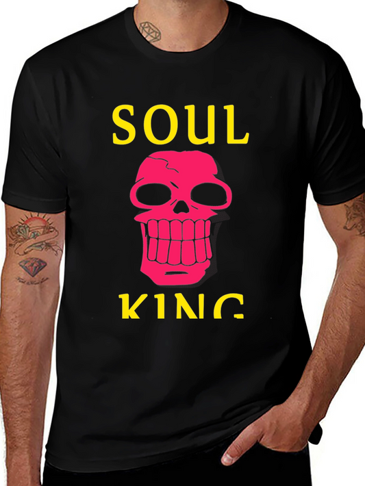 Soul King Graphic Tee - Bold Skull Design