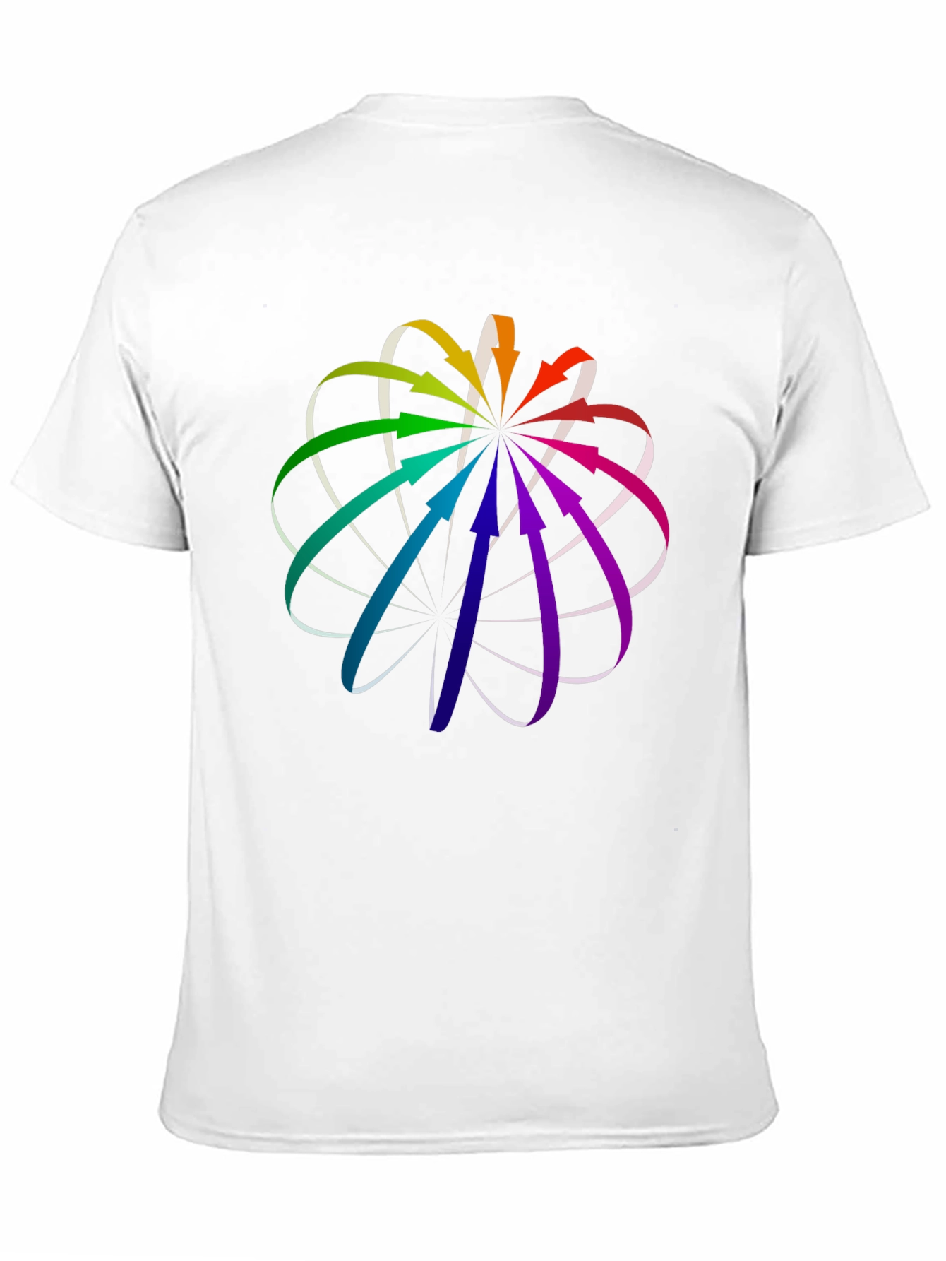 Geometric Rainbow Arrow T-Shirt