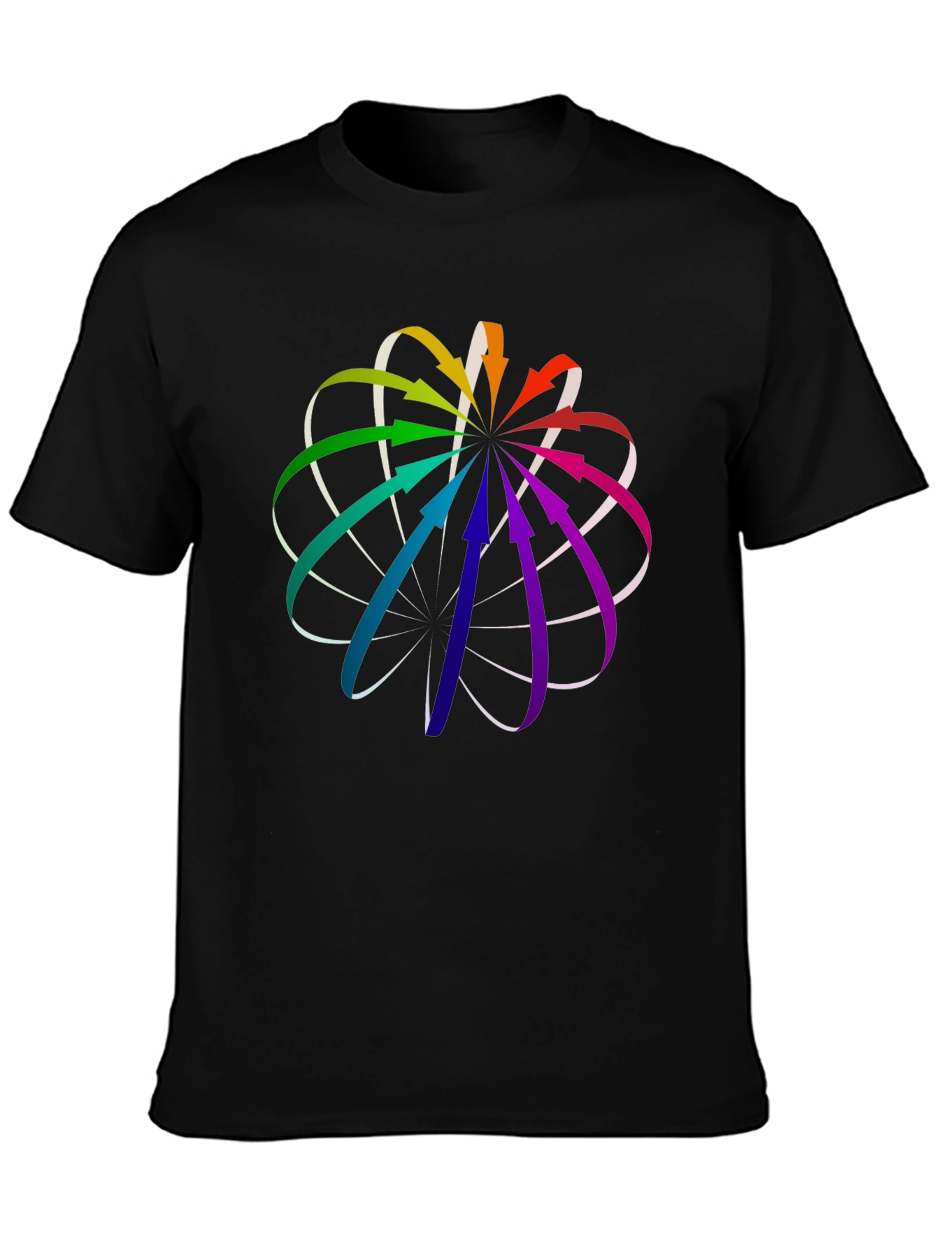 Geometric Rainbow Arrow T-Shirt