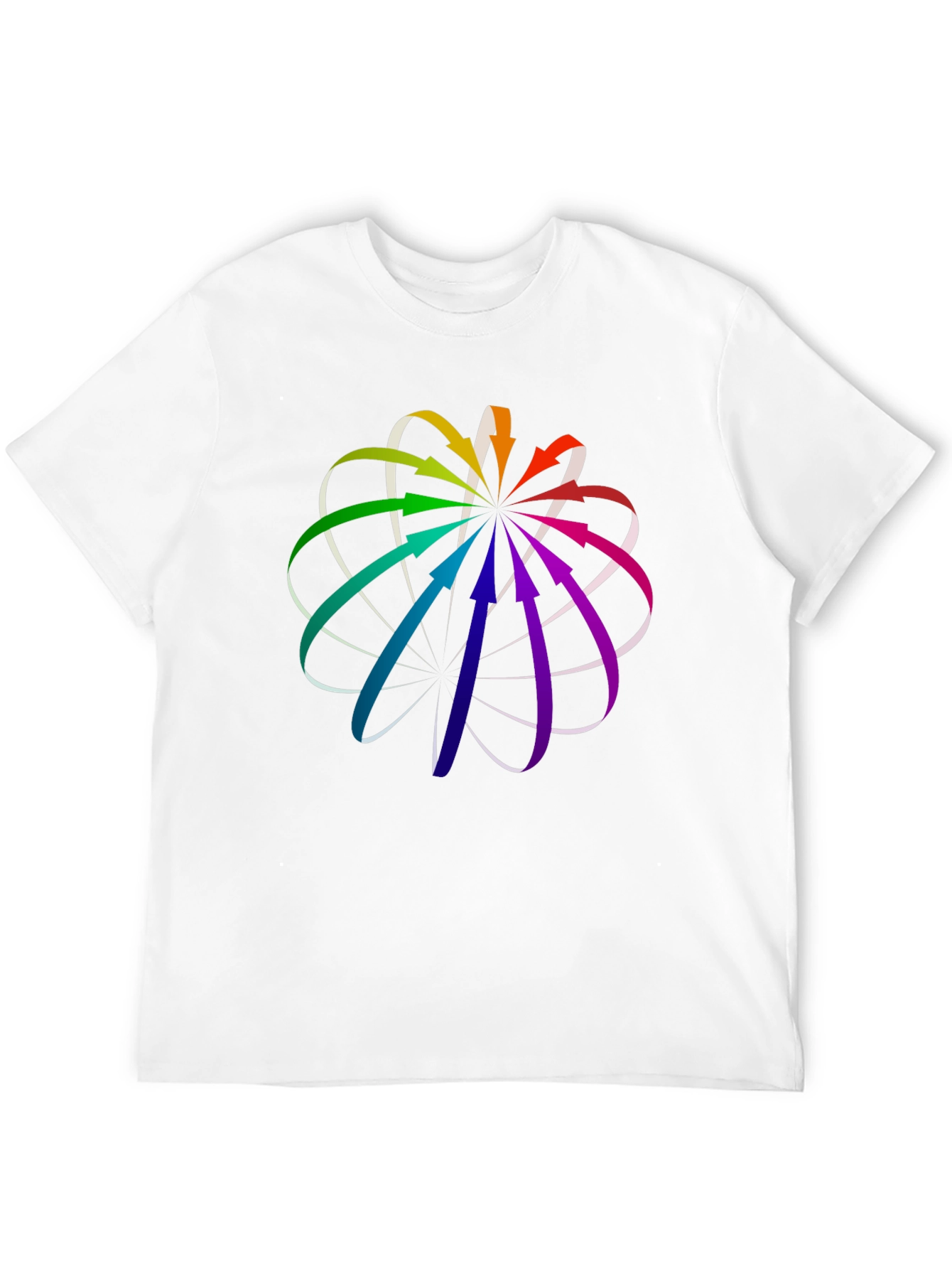 Geometric Rainbow Arrow T-Shirt