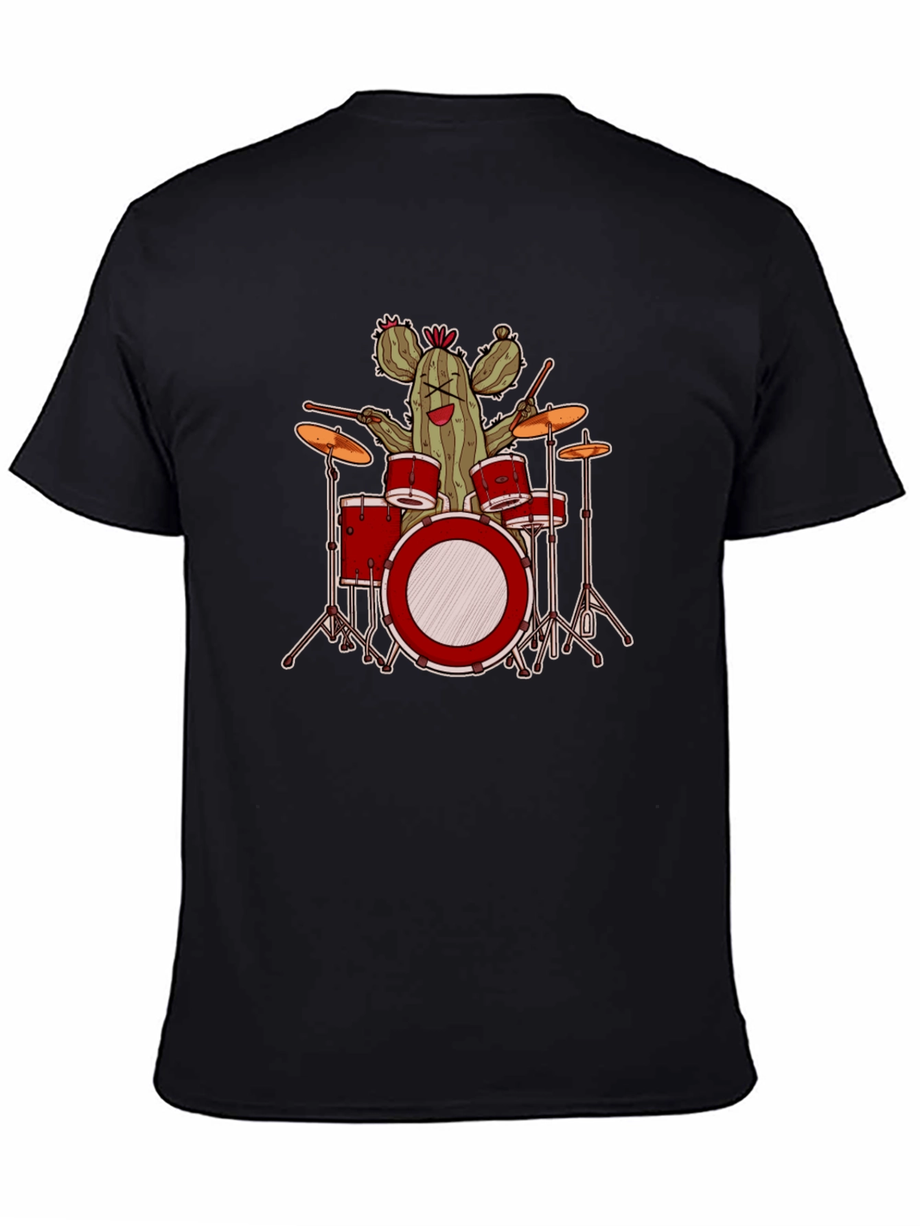 Cactus Drummer Graphic T-Shirt - Band Tee