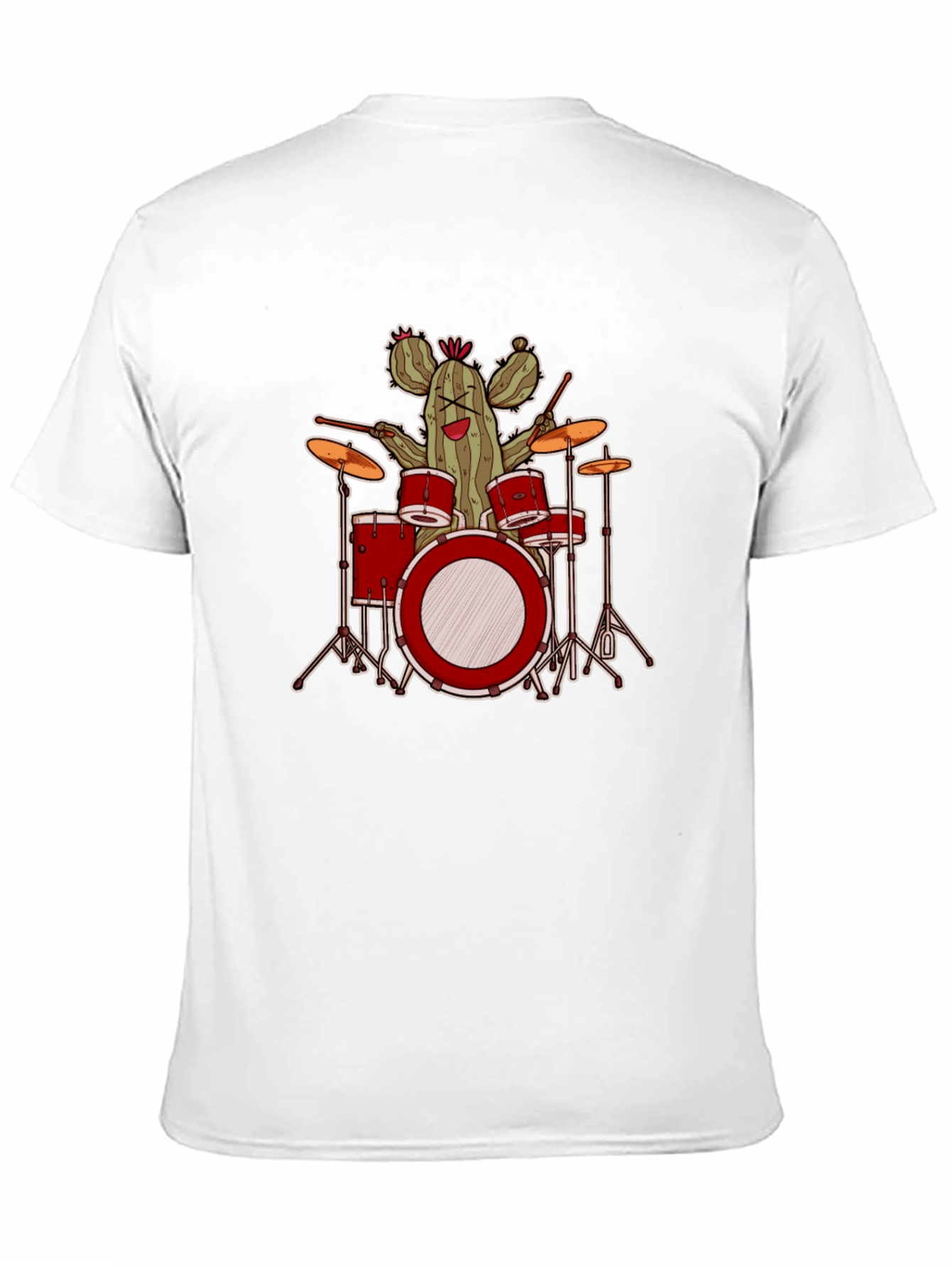 Cactus Drummer Graphic T-Shirt - Band Tee