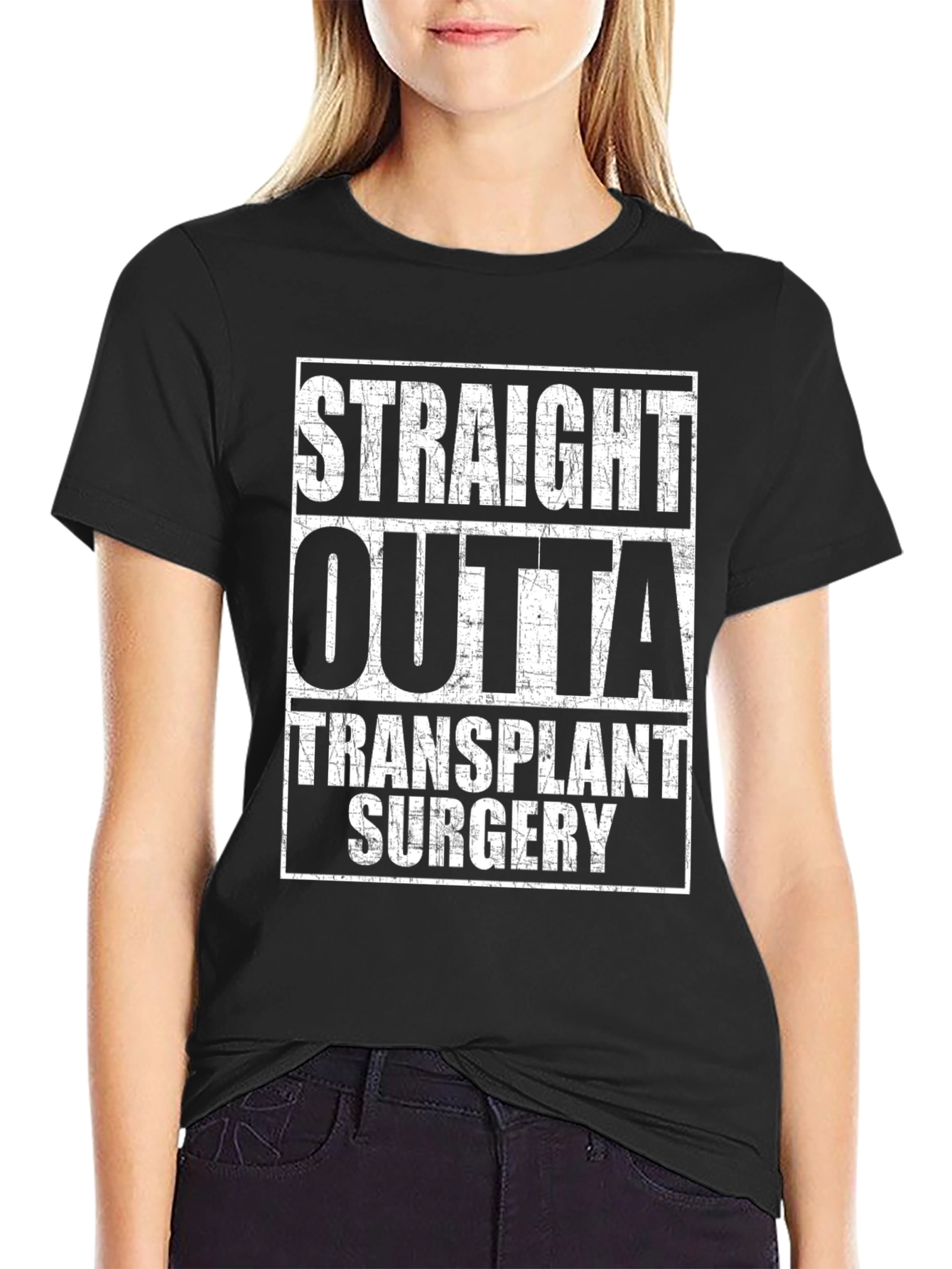 Straight Outta Transplant Surgery Graphic Tee