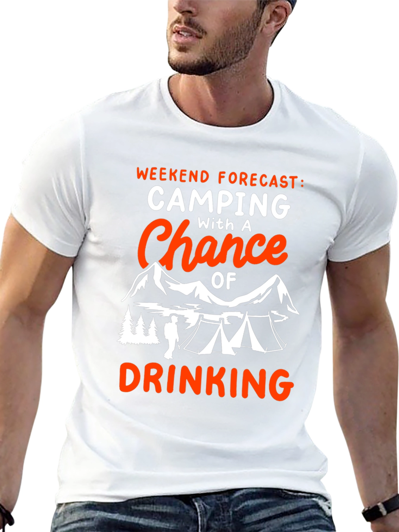 Camping and Drinking Weekend T-Shirt