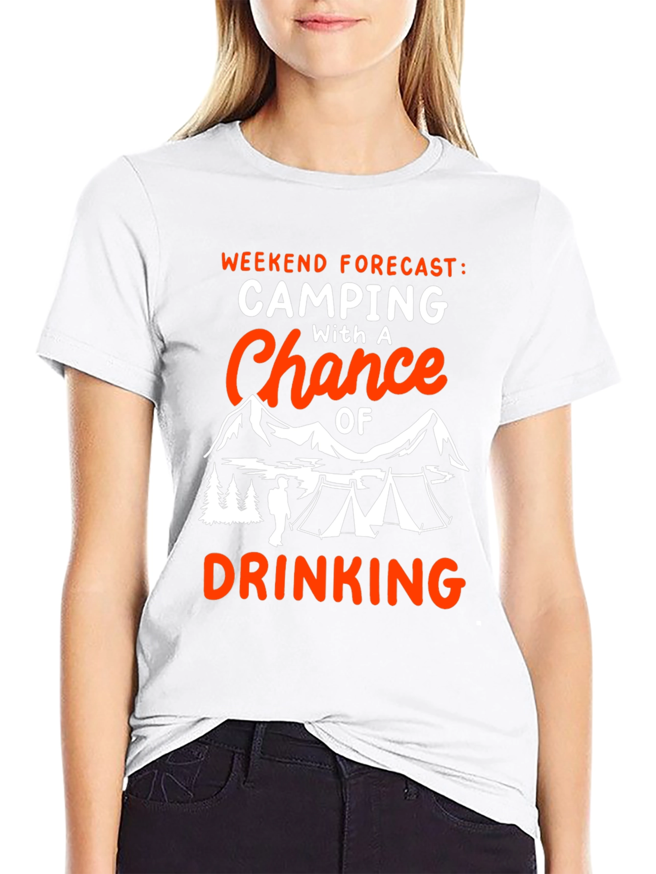 Camping and Drinking Weekend T-Shirt