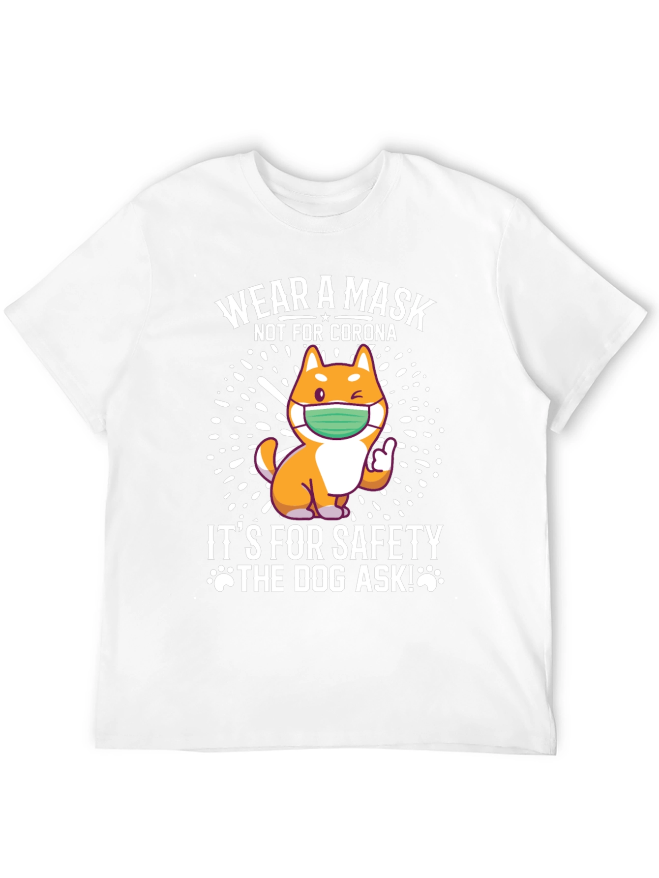 Wear a Mask Dog Graphic Tee