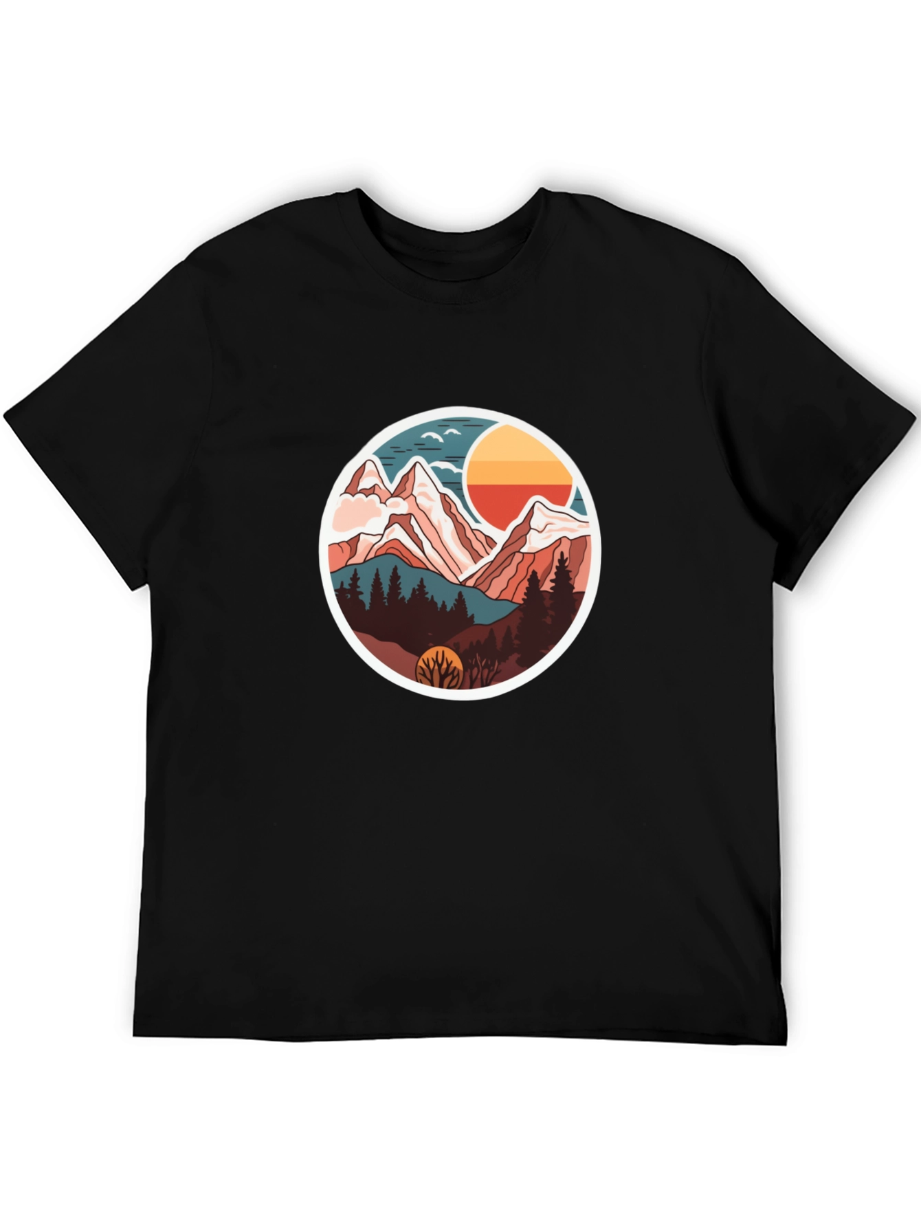 Mountain Adventure Graphic Tee - Soft Cotton Blend