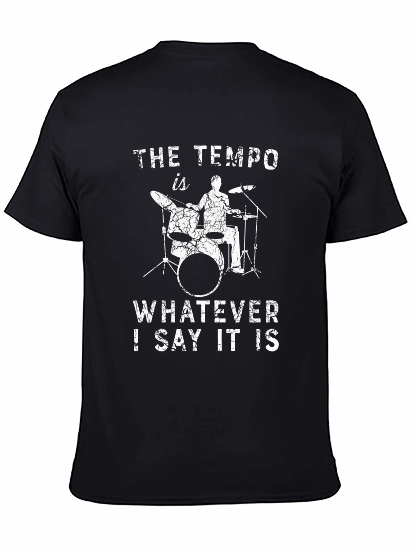 The Tempo T-Shirt - Drummer Humor Tee