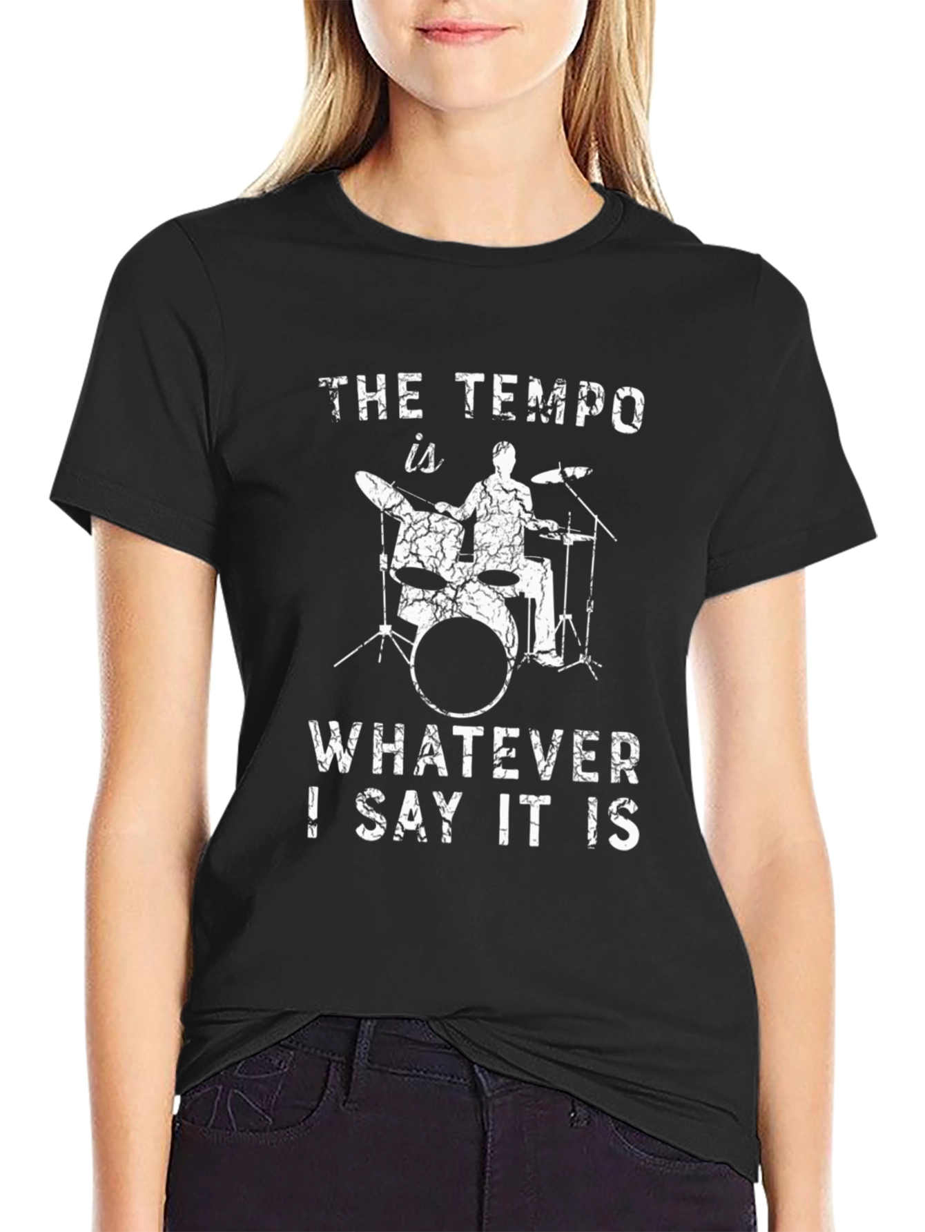 The Tempo T-Shirt - Drummer Humor Tee