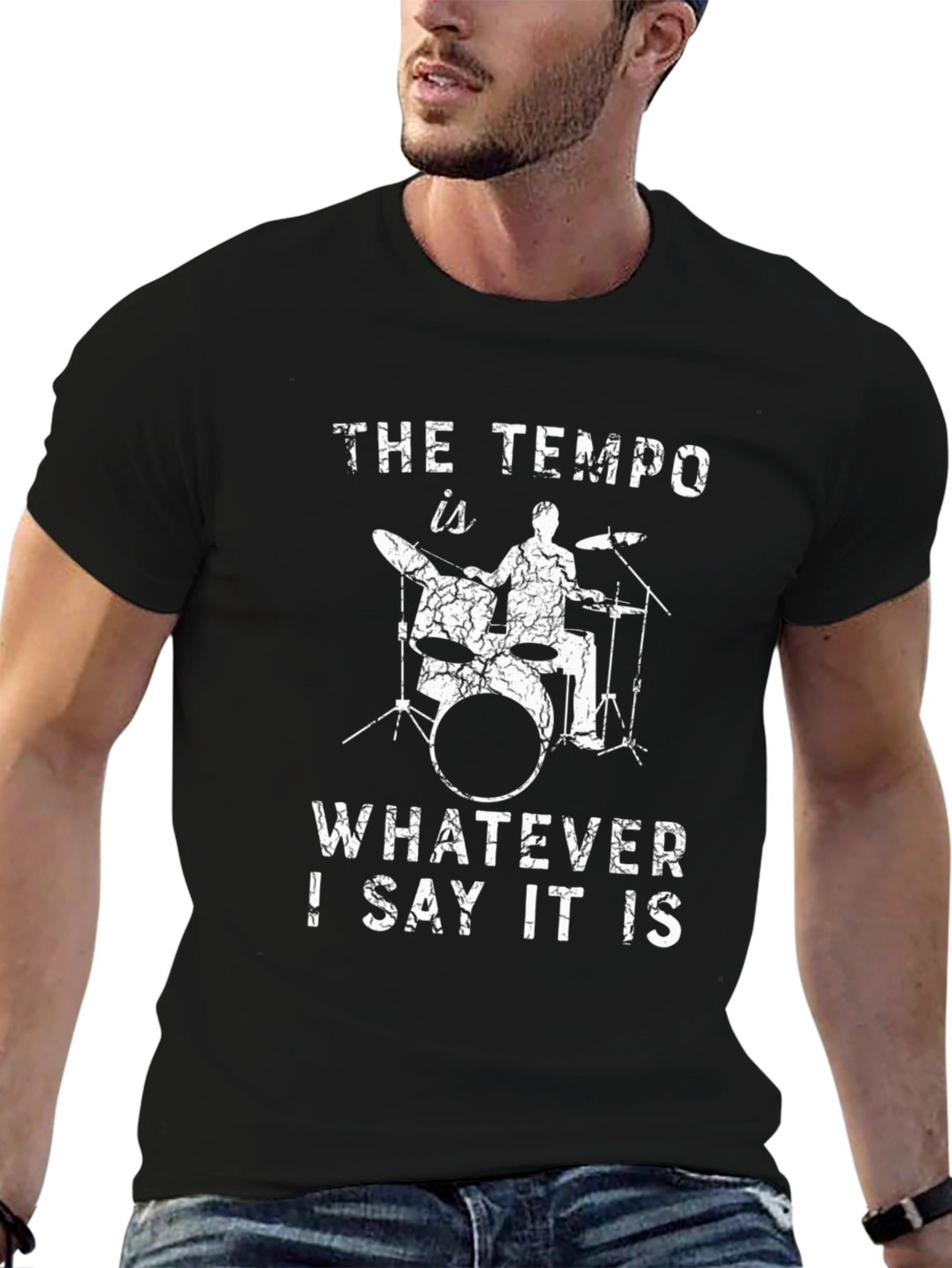 The Tempo T-Shirt - Drummer Humor Tee