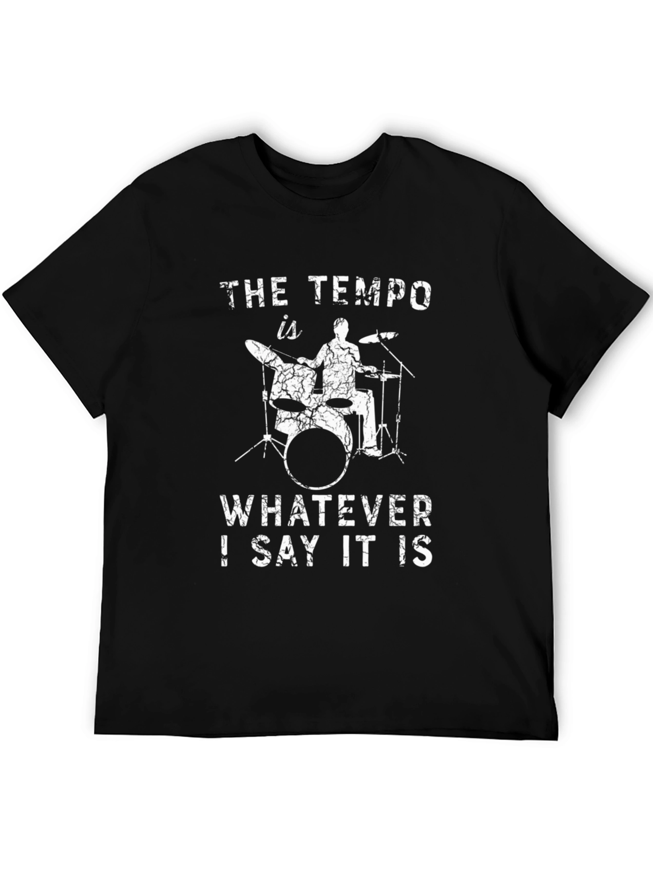 The Tempo T-Shirt - Drummer Humor Tee