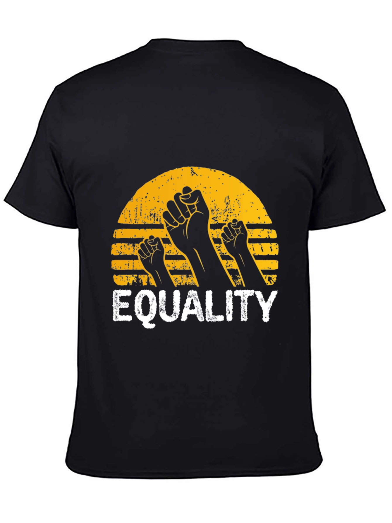 Equality Fist Graphic Black T-Shirt