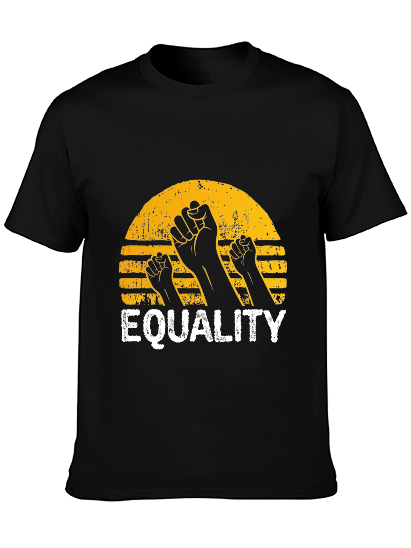 Equality Fist Graphic Black T-Shirt