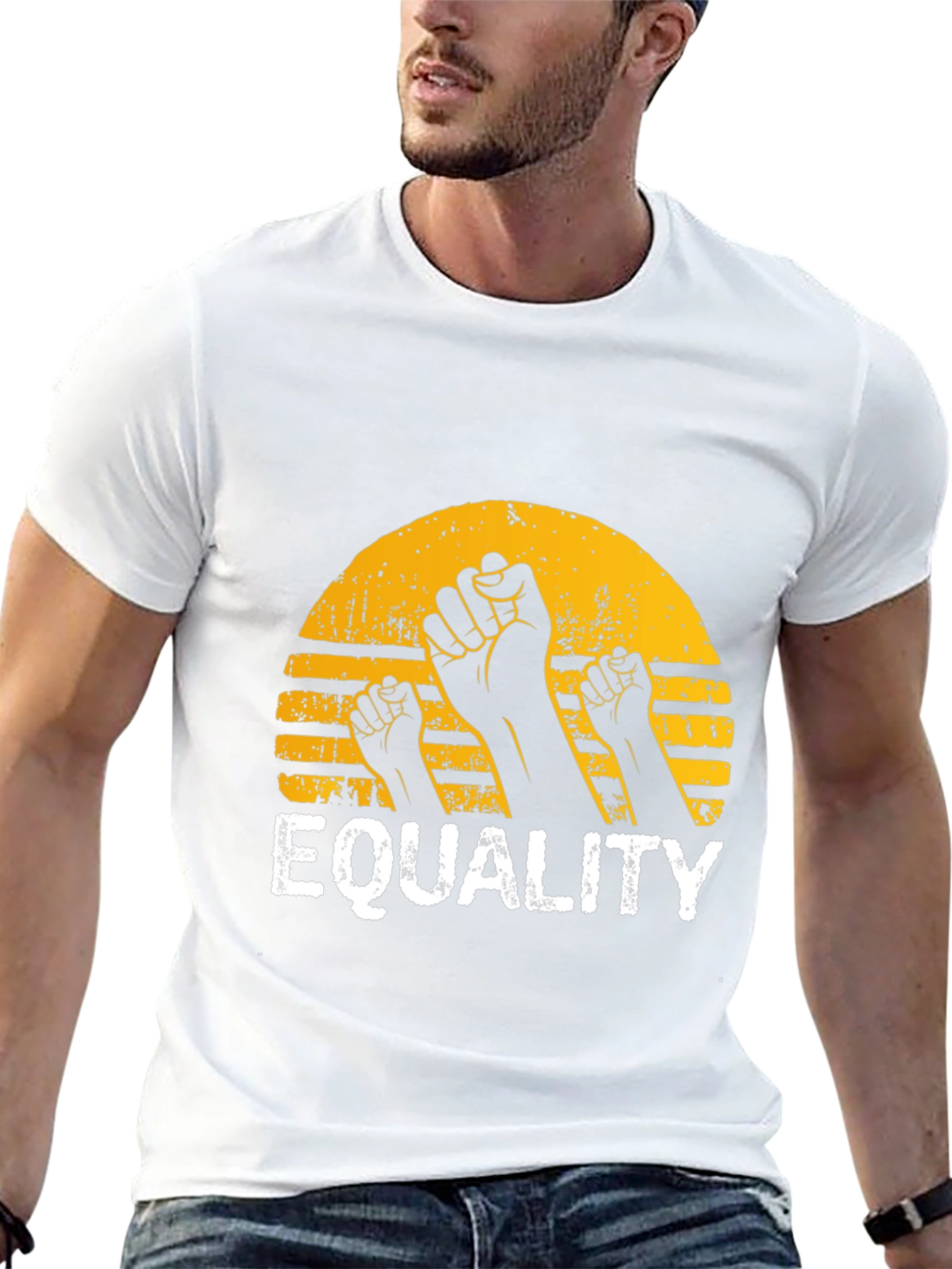 Equality Fist Graphic Black T-Shirt