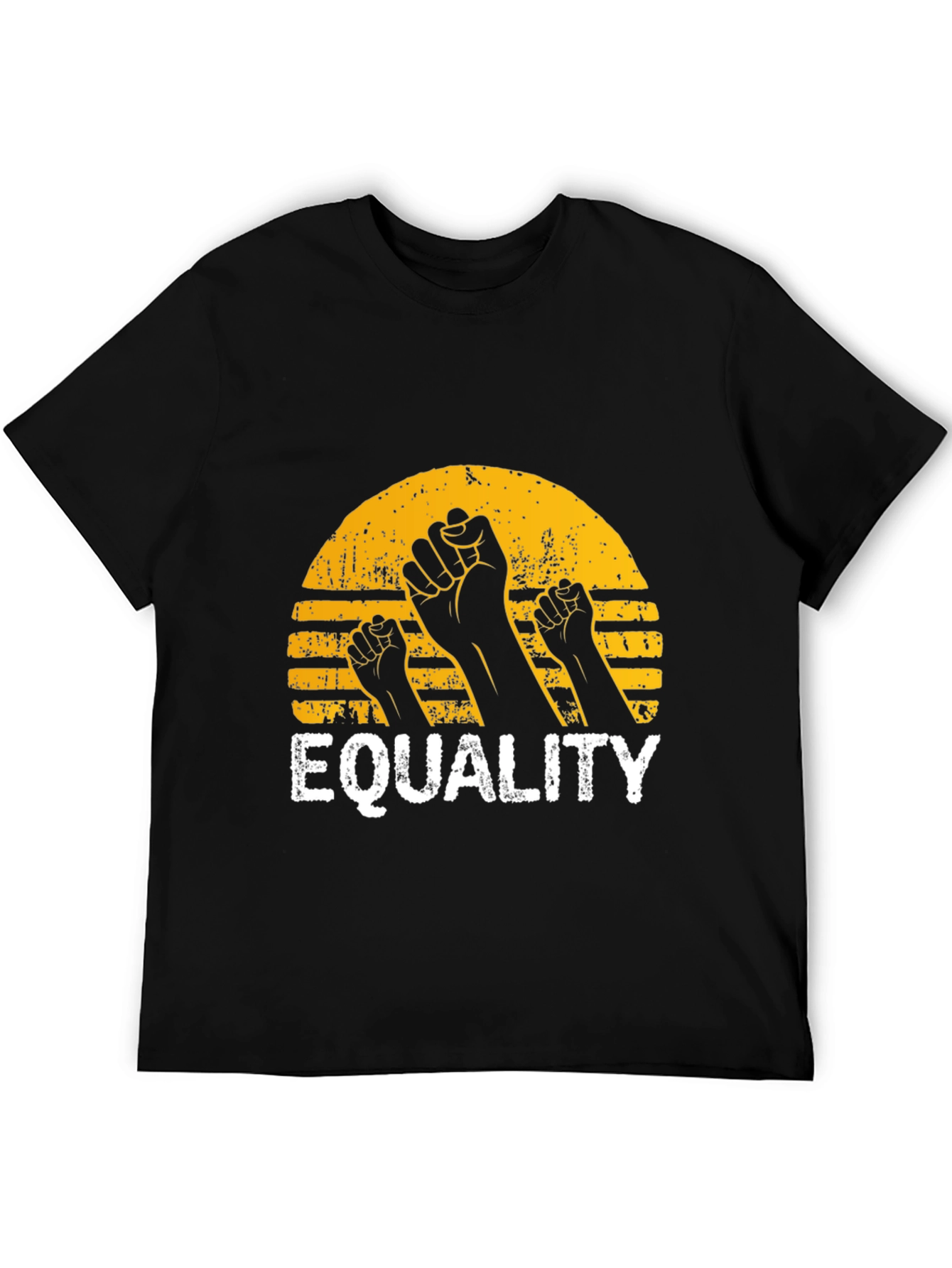 Equality Fist Graphic Black T-Shirt