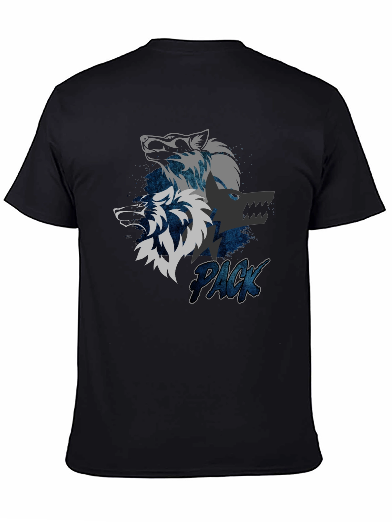 Wolf Pack Graphic Tee - Cool Design