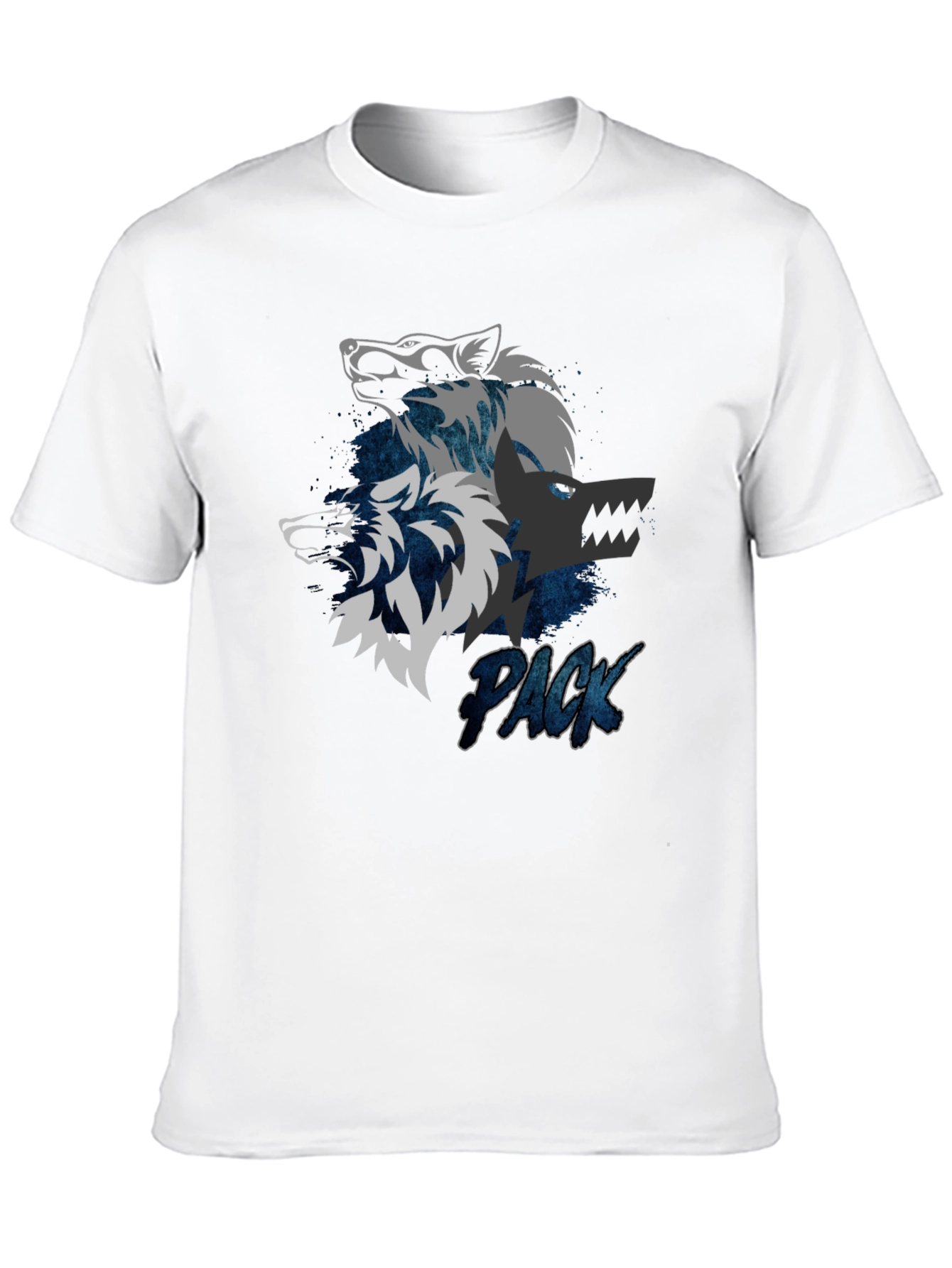 Wolf Pack Graphic Tee - Cool Design