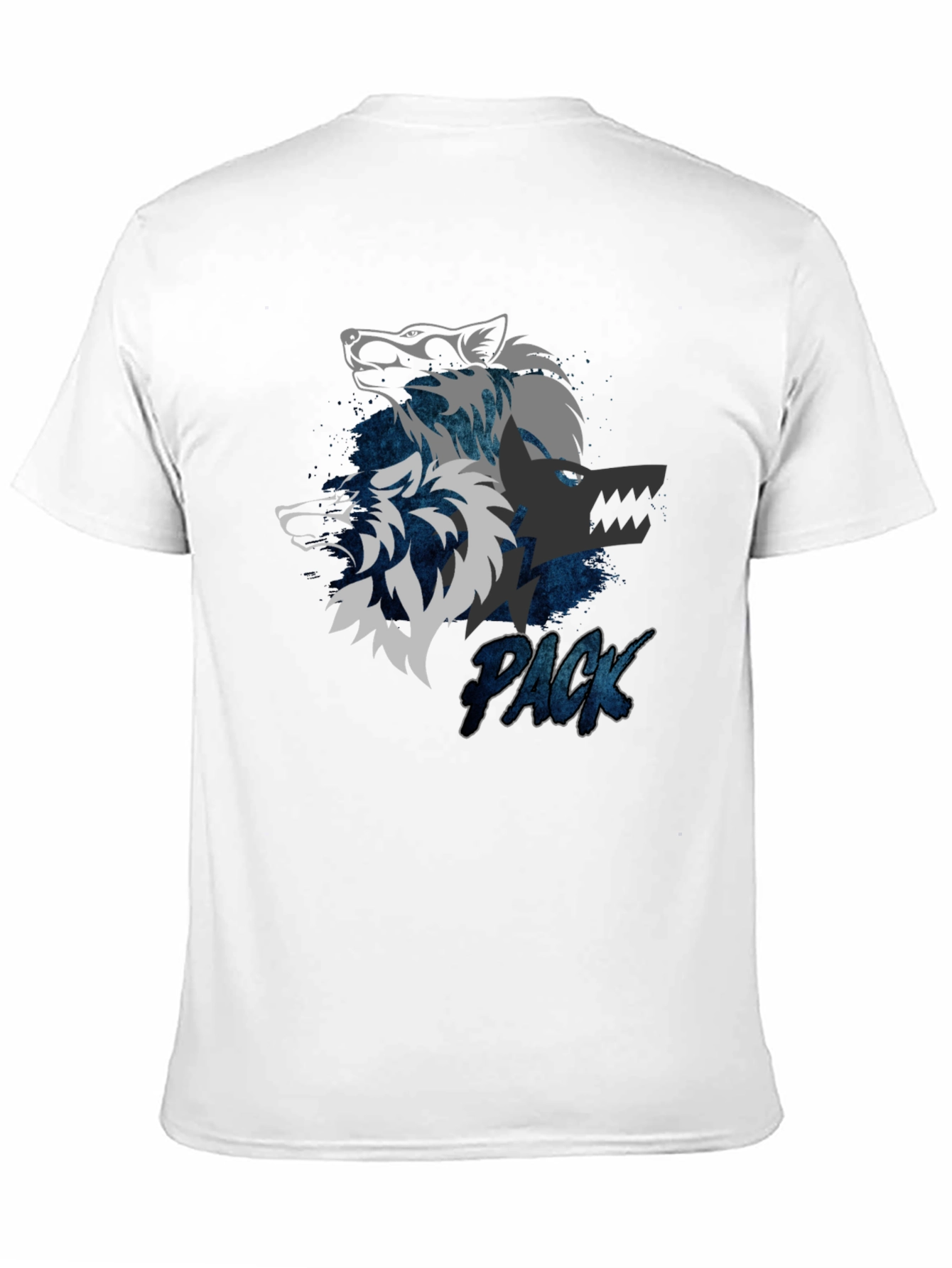 Wolf Pack Graphic Tee - Cool Design