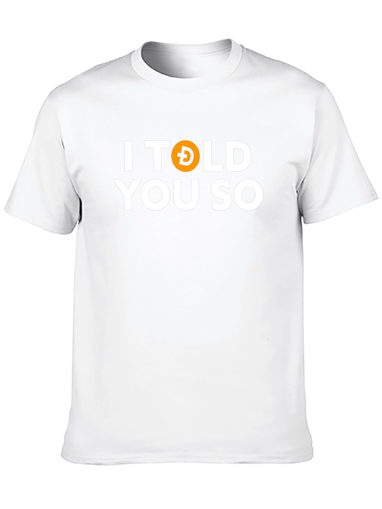 I Told You So Dogecoin Crypto Black T-Shirt